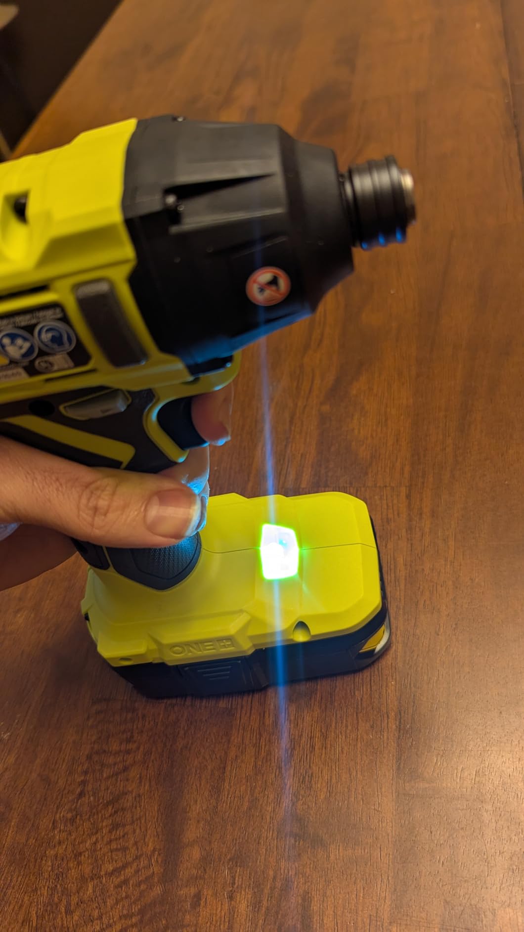 RYOBI ONE+ 18V Cordless 1/4 in. Impact Driver - 1,800 in-lbs Torque, 0-3,400 IPM, Tool Only (Battery Not Included) - PCL235B customer photo 1