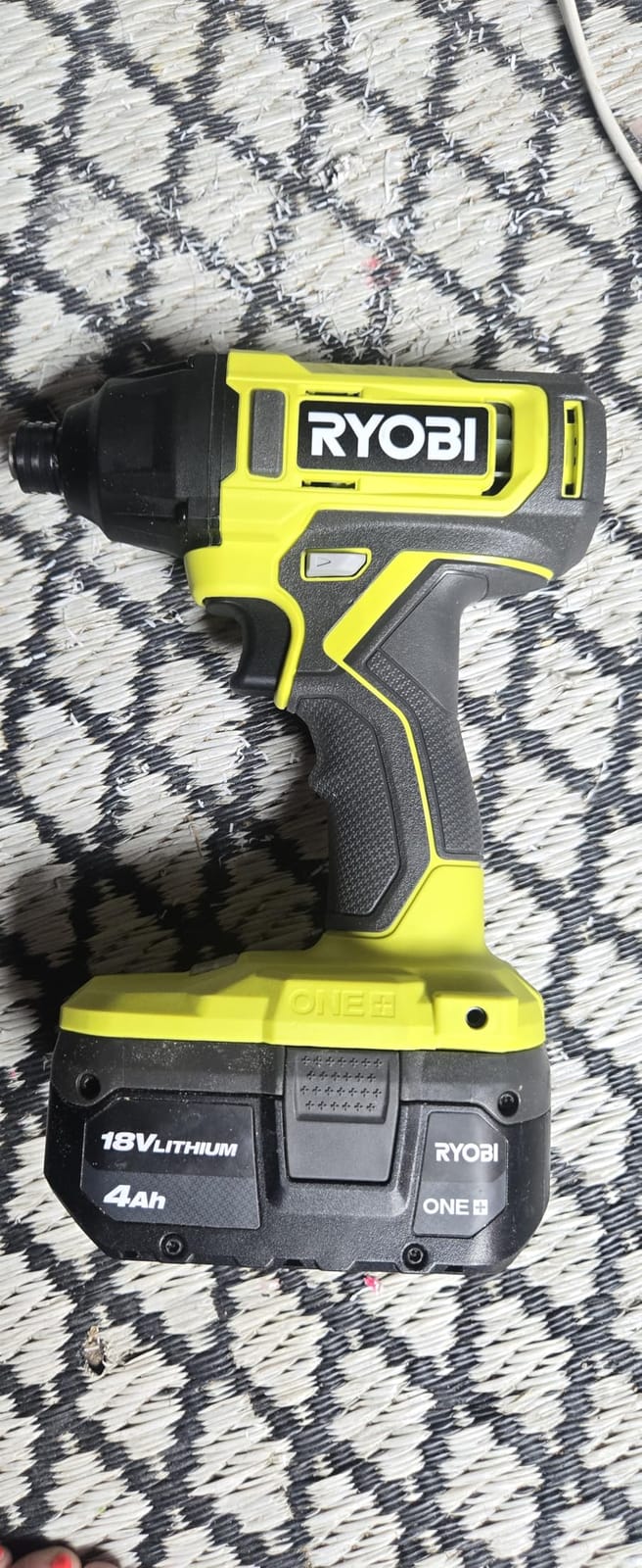 RYOBI ONE+ 18V Cordless 1/4 in. Impact Driver - 1,800 in-lbs Torque, 0-3,400 IPM, Tool Only (Battery Not Included) - PCL235B customer photo 2