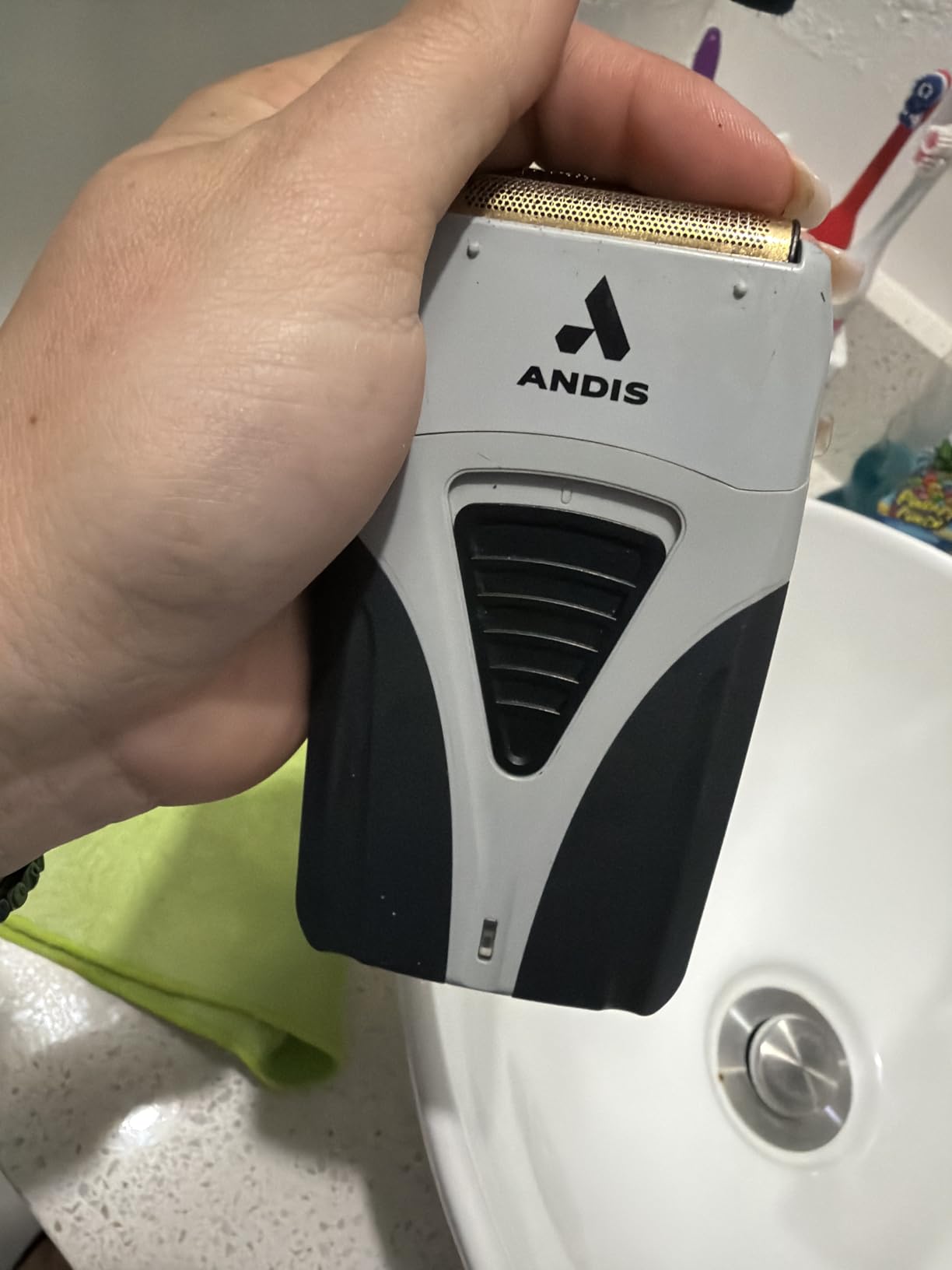 Andis TS-1 17235 Pro Foil Lithium Titanium Foil Shaver, Gray customer photo 1