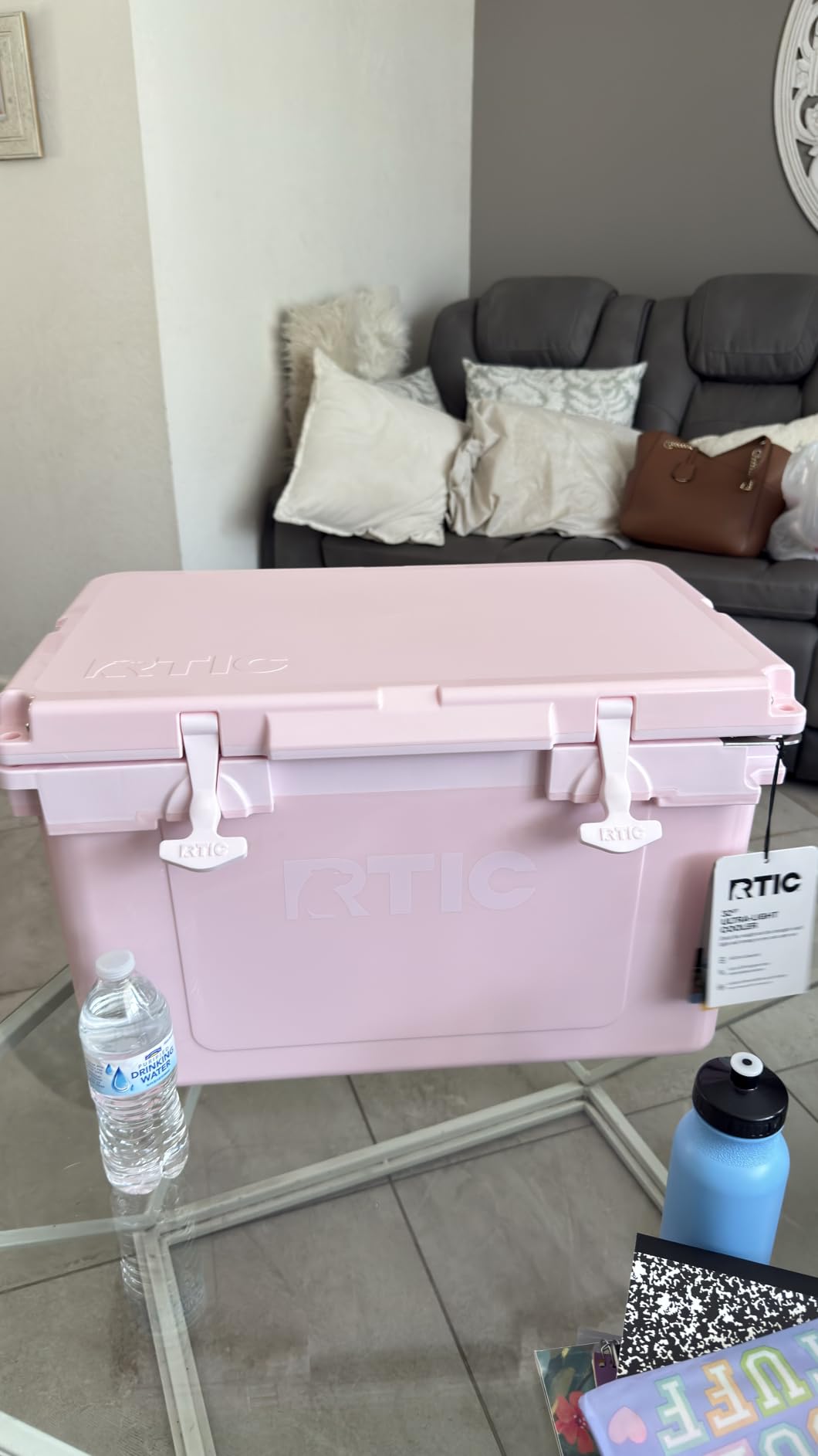 RTIC 32 QT Ultra-Light Hard Cooler | Portable Hard Ice Chest Box for Beach, Drinks, Camping, Picnic, Fishing, Boat, Barbecue, 30% Lighter Than Rotomolded customer photo 1