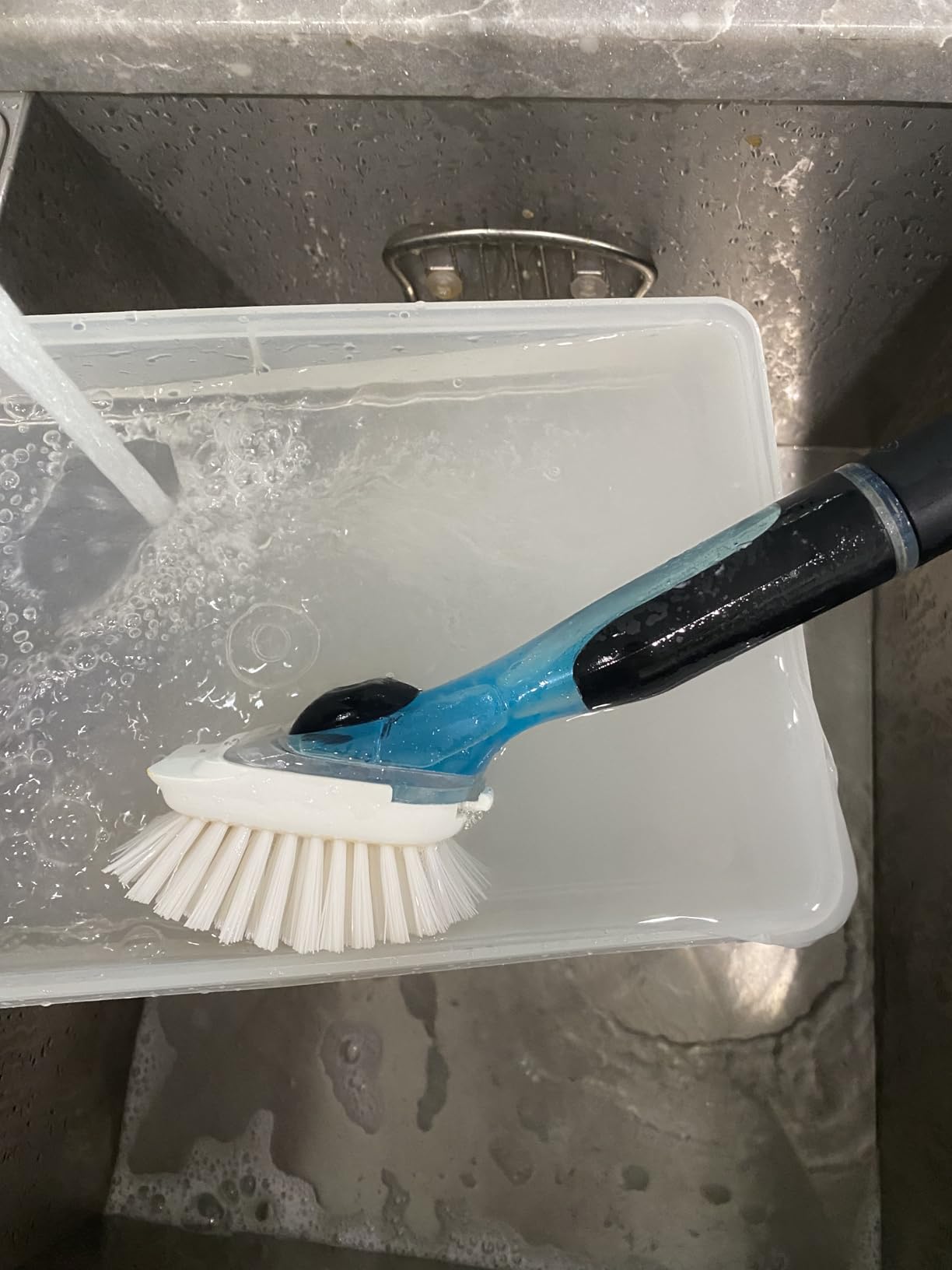 OXO Good Grips Soap Dispensing Dish Brush customer photo 1