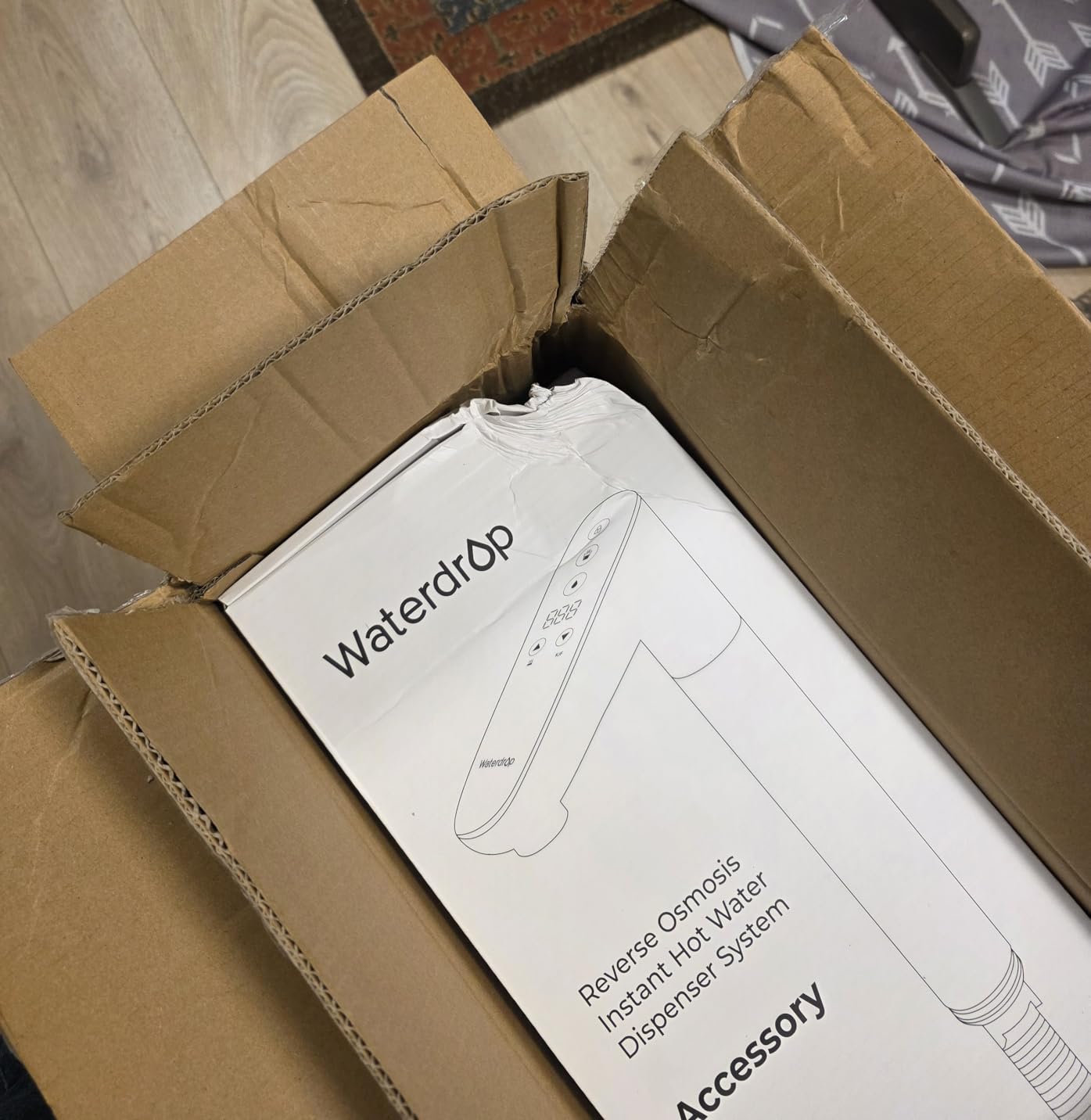 Waterdrop KJ600 Instant Hot Reverse Osmosis System, 600 GPD, Tankless RO customer photo 2