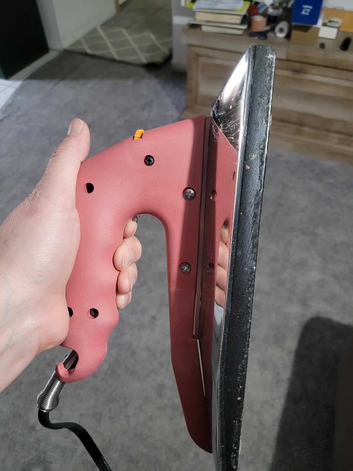 Carpet Seaming Iron 10 Inch 800W, 4 Heat Settings, Heat Shield - ZY305 customer photo 2