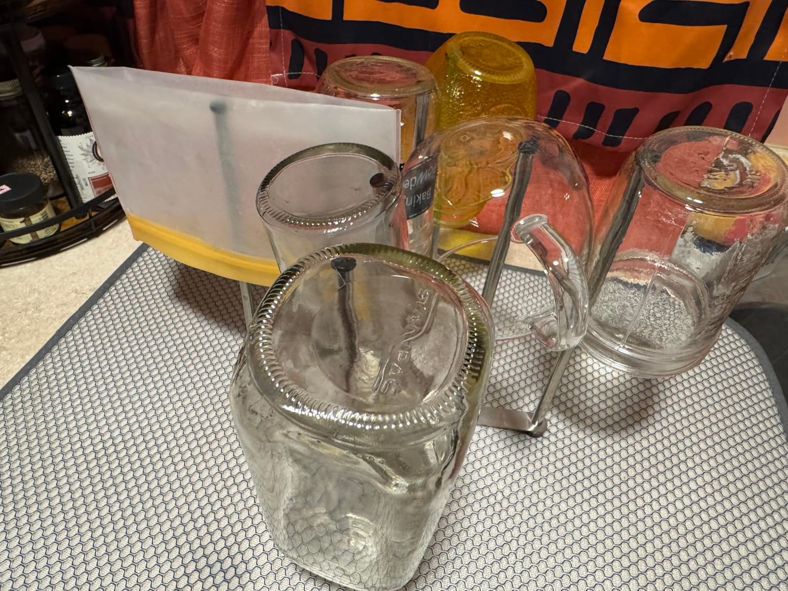 Plastic Bag & Bottle Drying Rack, Wine Decanter Drying Stand customer photo 1