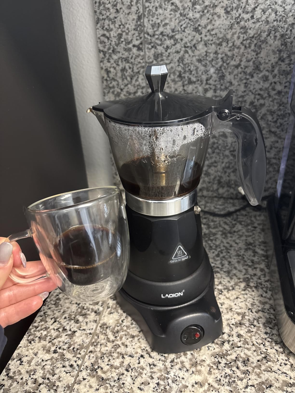 LAOION Cuban Coffee Maker, 6 or 3cup Electric Espresso Coffee Maker customer photo 1