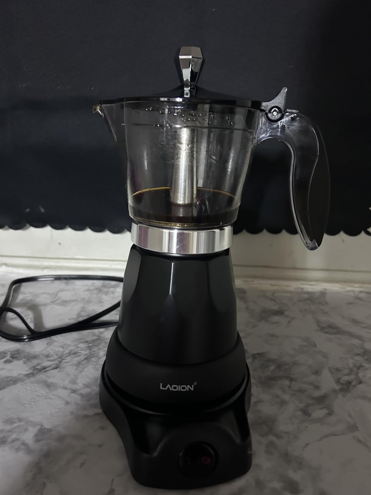 LAOION Cuban Coffee Maker, 6 or 3cup Electric Espresso Coffee Maker customer photo 2