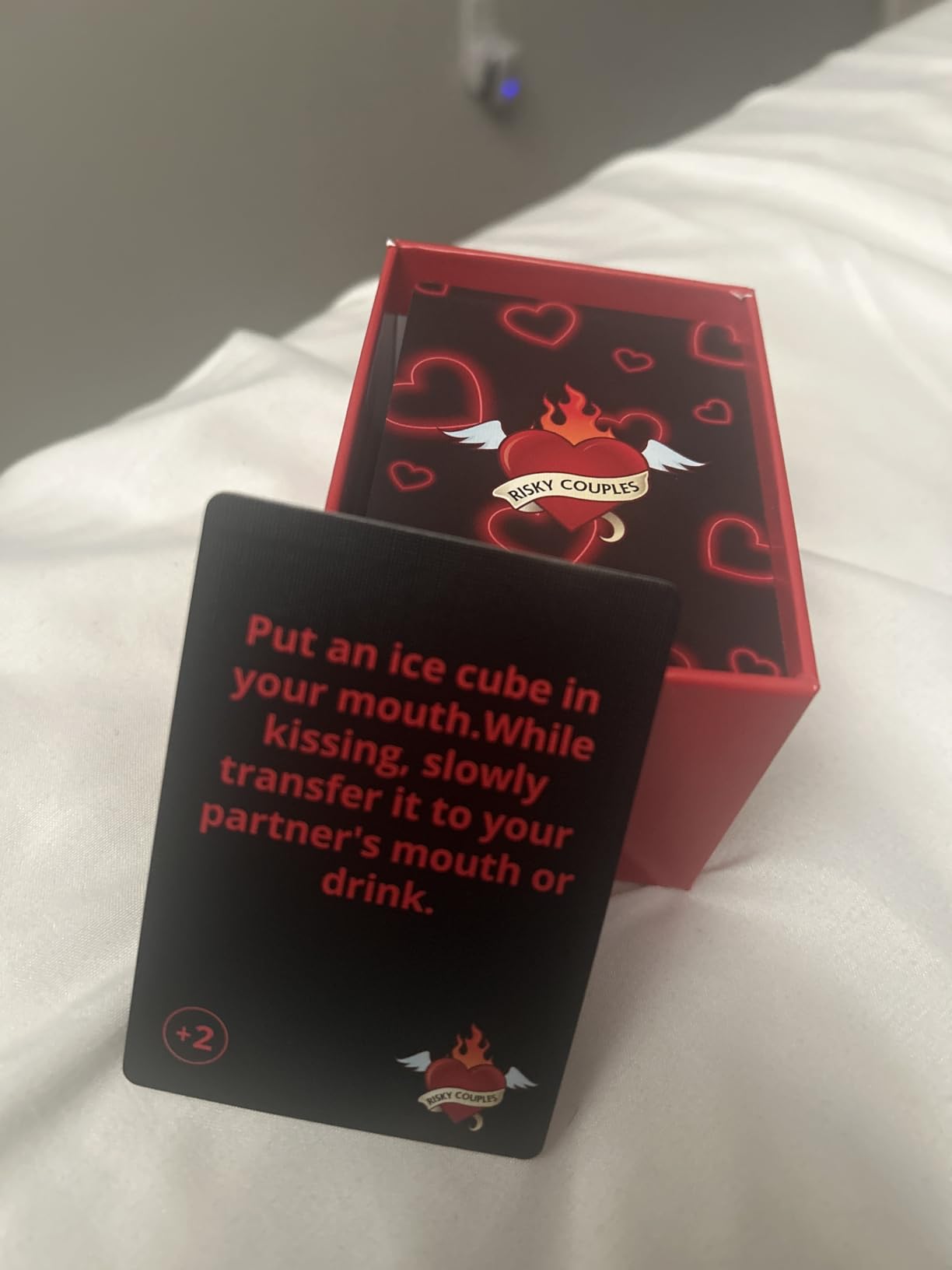Risky Couples - Card Game with 150 Questions & Challenges for Date Night customer photo 1