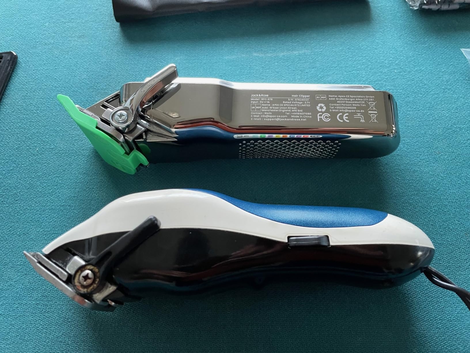 Jack & Rose Clippers and Trimmers Set, Cordless Hair Clippers for Men, Barber Clippers Set customer photo 1