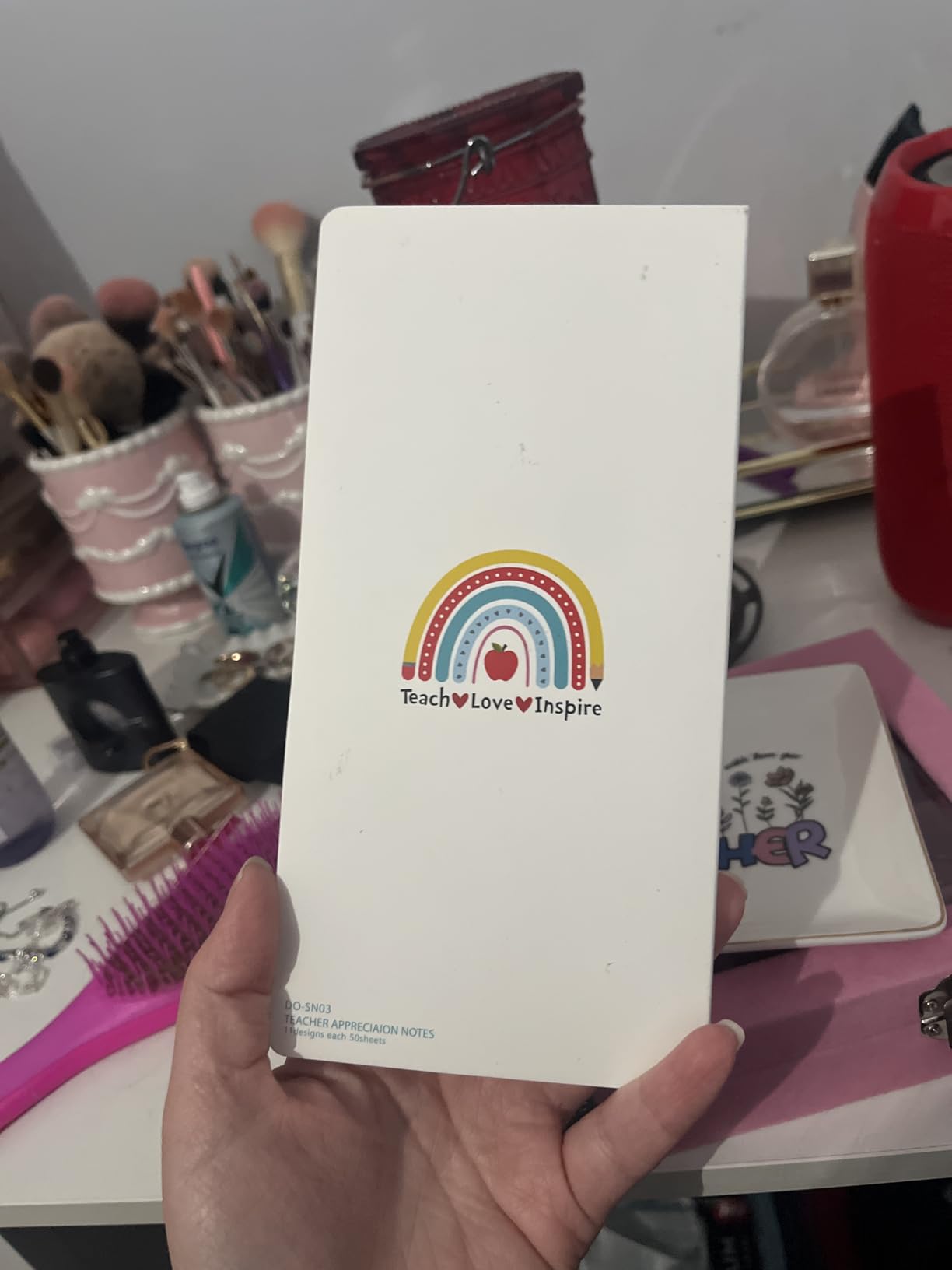 Xqumoi Teaching is A Work of Heart Sticky Notes Set Back to School Supplies customer photo 1