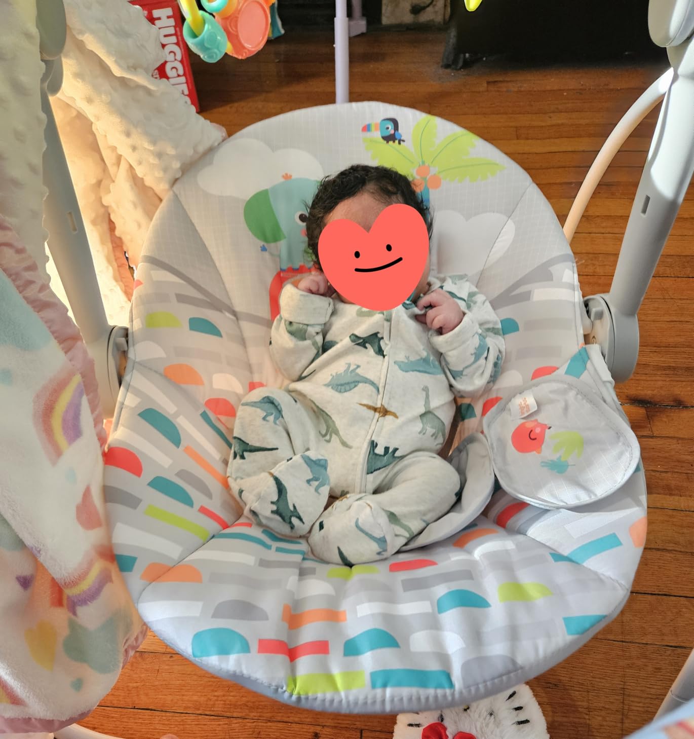 Bright Starts Portable Electric Baby Swing, Newborn to 9 Months customer photo 1