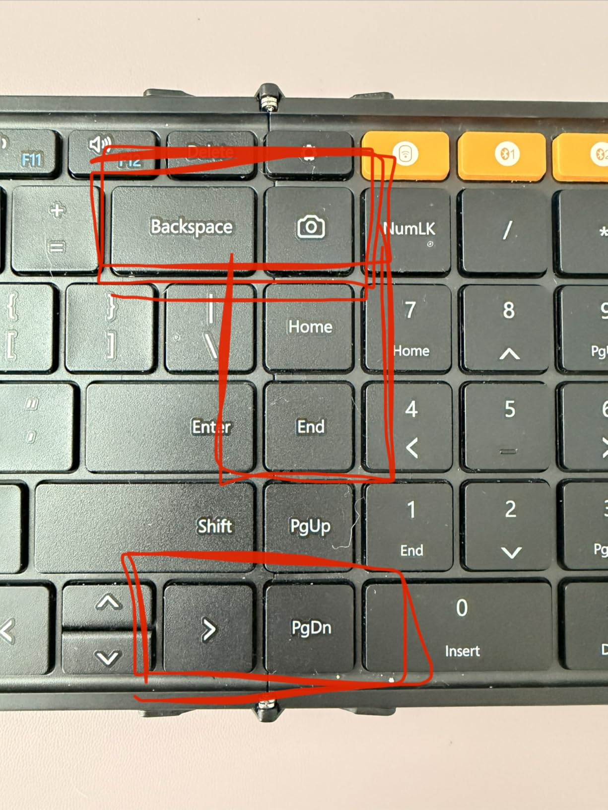 ProtoArc XKM01 Full-Size Foldable Keyboard Mouse Combo for Travel, Gray customer photo 1