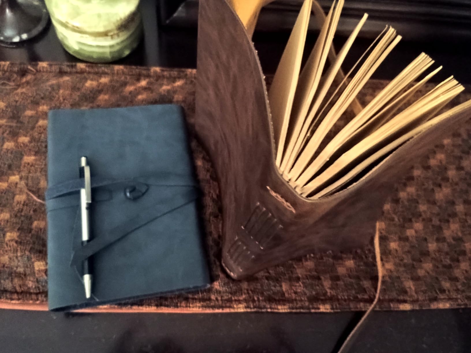RILIHO Leather Journal Notebook - Genuine Leather Journals for Writing 260 Pages 5x7.1 Inches Vintage Journal For Man and Women Gifts For Man Artist, Travel Journal, Brown customer photo 1