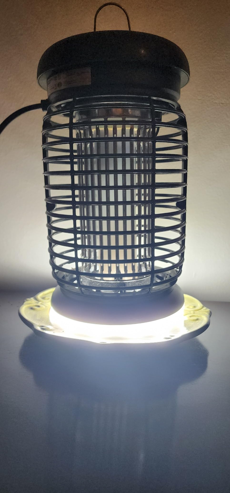 Endbug Bug Zapper, Bug Zapper Outdoor Indoor with LED Light, Electric Mosquito Zapper Fly Zapper, Waterproof Mosquito Killer Insect Zapper Fly Trap for Outside Patio Garden Backyard Home, Plug in customer photo 2