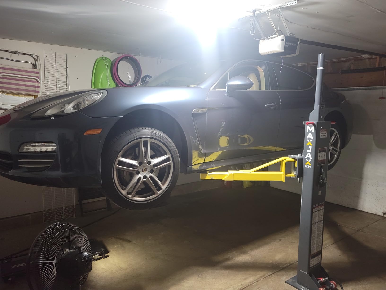 BendPak Maxjax M7K Auto Lift - 7000lb Capacity Two Post Portable Garage Car/Vehicle/Automobile Lift - Home/Garage/Shop/Mechanic Use customer photo 1