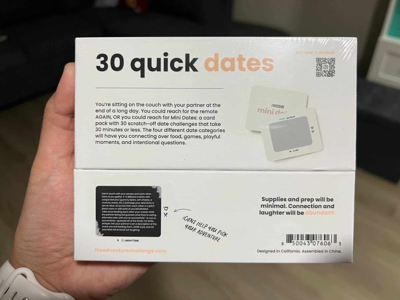Mini Dates - 30 Scratch-Off Date Night Ideas for Busy Couples customer photo 1