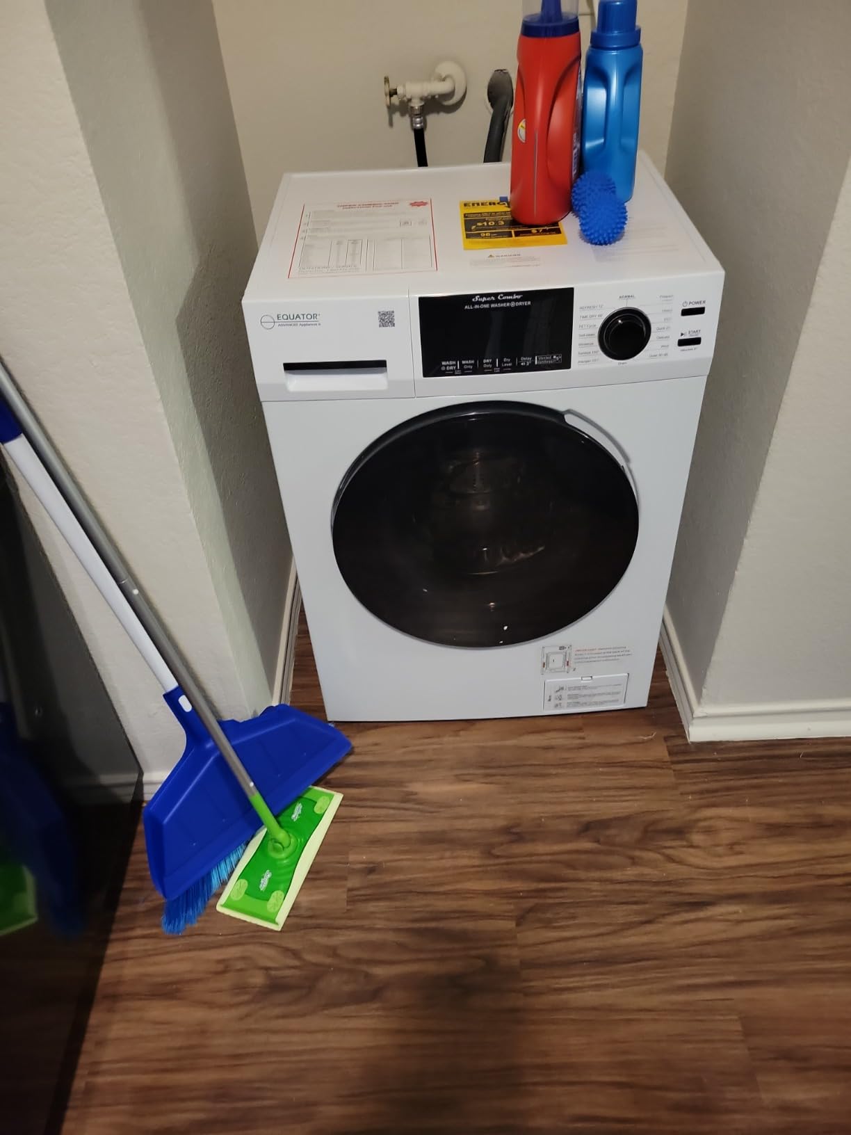 Equator All-in-One Compact Washer Dryer Combo, 1.62 Cu.Ft, White customer photo 1