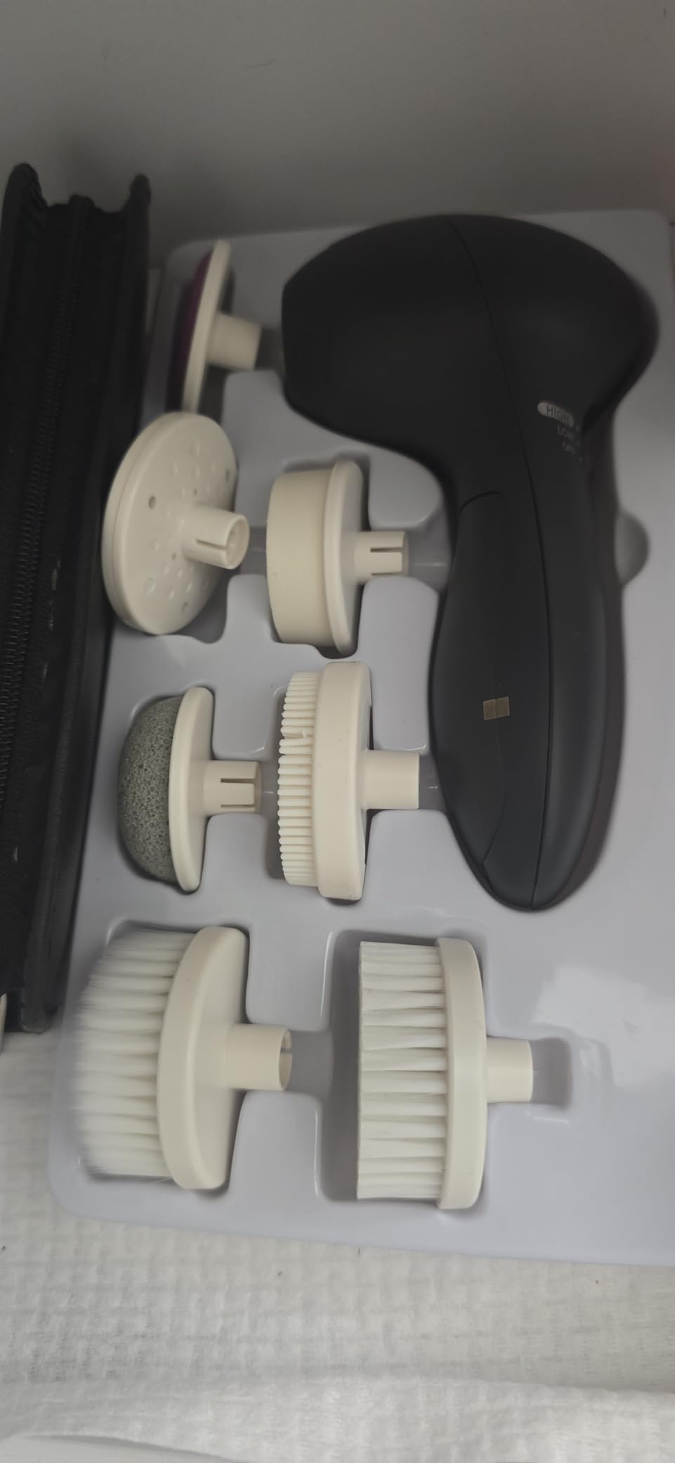 COSLUS Facial Cleansing Brush Face Scrubber, Standard Set, Blue customer photo 2