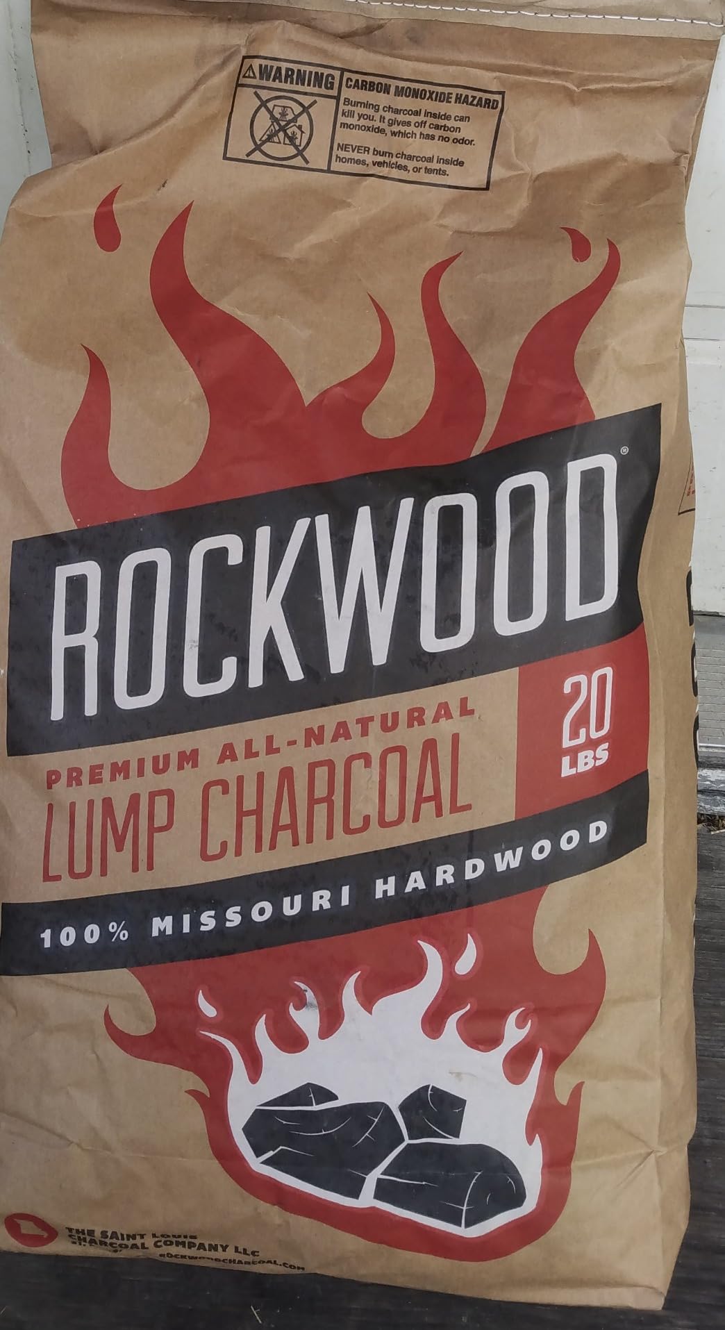 Rockwood Natural Lump Charcoal – Hardwood Lump Charcoal - 20 lbs, 2 Packs customer photo 2