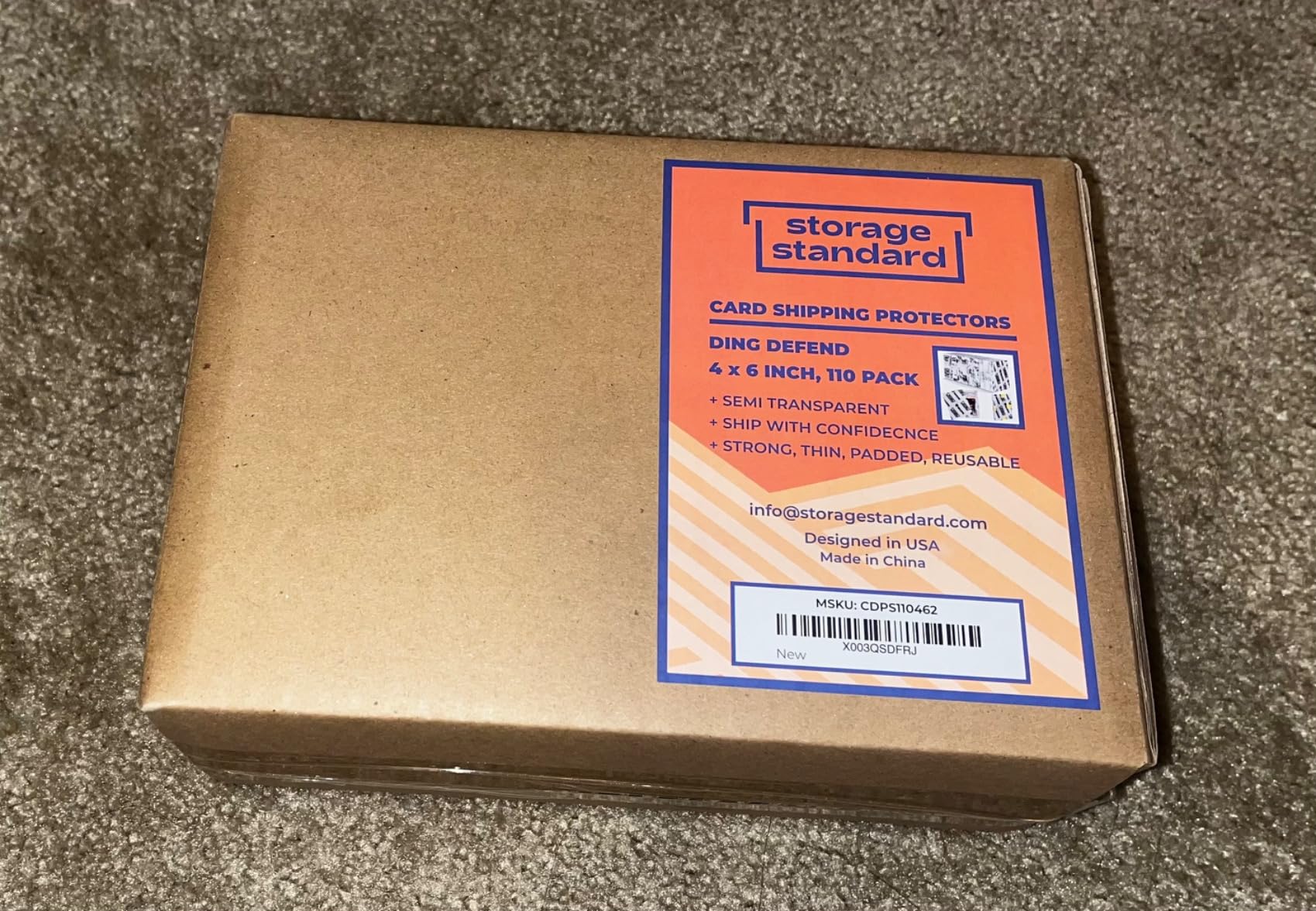 Card Protectors Trading Cards Shipping Supplies, 110-Pack 4'' x 6'' Graded Card Sleeves for Mailing Inserts, Plastic Semi Rigid Card Holder Better Than Corrugated Cardboard Sheets customer photo 1