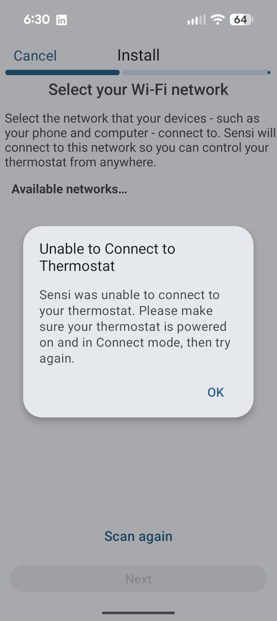 Sensi Lite Smart Thermostat, WiFi, Alexa, DIY, Energy Star Certified, ST25 customer photo 2