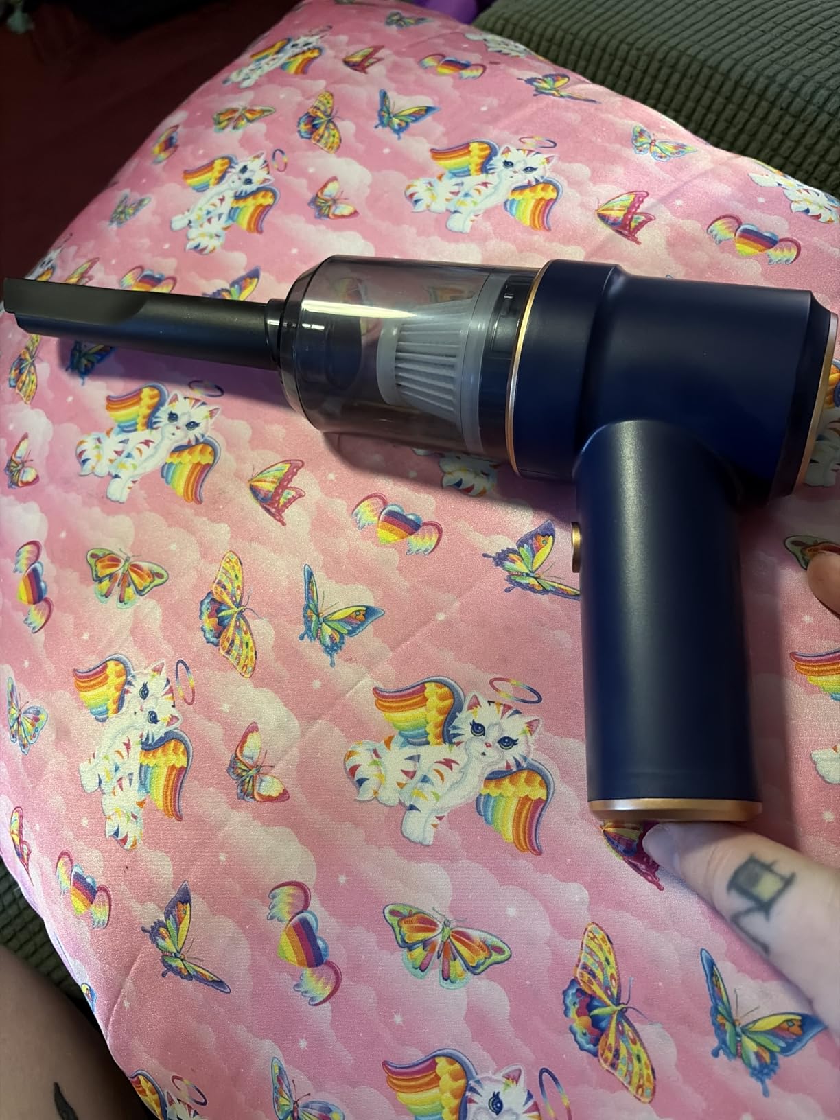 KMM Handheld Car Vacuum Cleaner, Hand Held Vacuum Cleaner and Air Duster customer photo 1