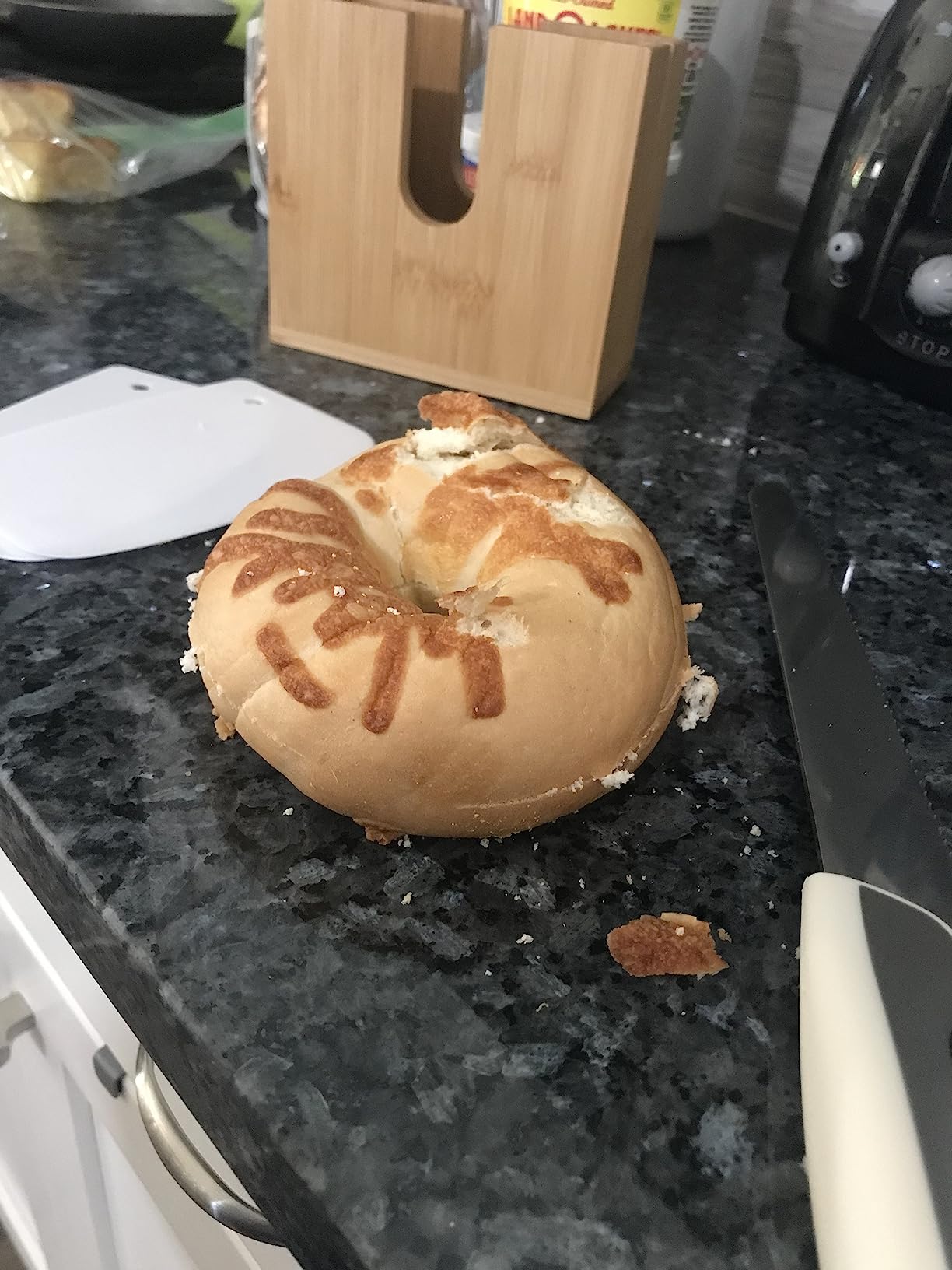 Adjustable Bagel Slicer Holder customer photo 2