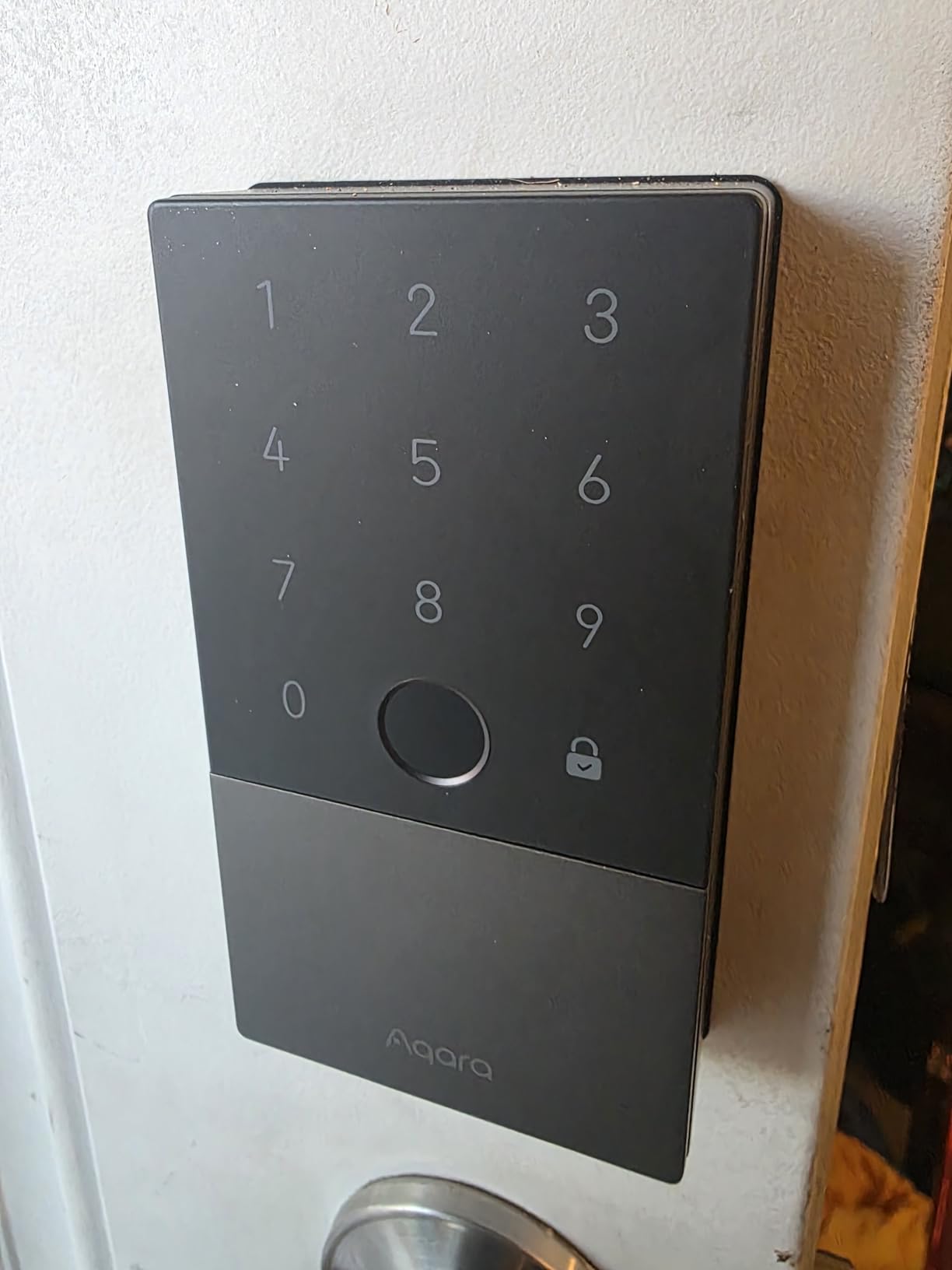 Aqara Smart Lock U100, Apple Home Key, Fingerprint Deadbolt, Gray customer photo 2