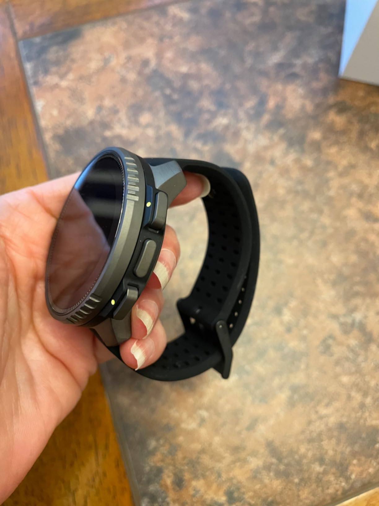 SUUNTO Vertical GPS Sports Watch, Solar Charging 95+ Sports, Black Ti customer photo 1