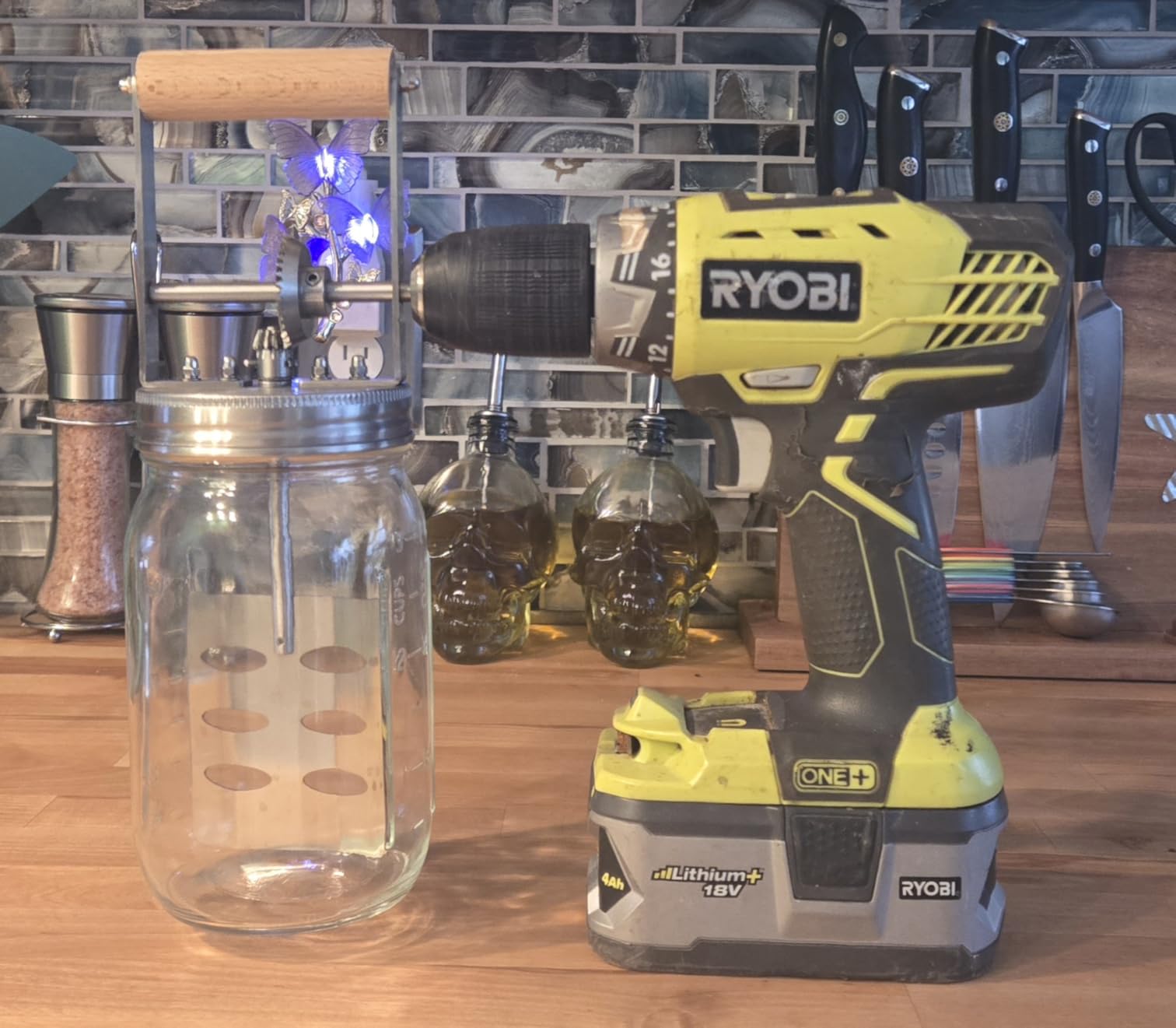 Premium Butter Churner, 32oz Glass Jar customer photo 1