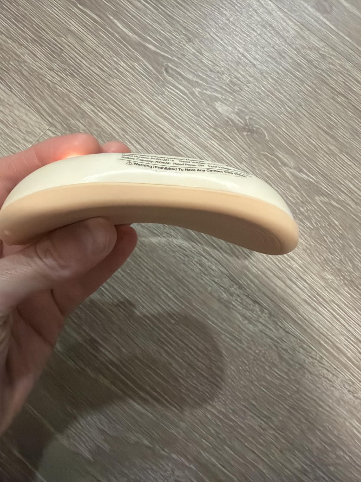 Phanpy Lactation Massager, Breast Massager for Breastfeeding, Breastfeeding Essentials, 2-in-1 Multiple Modes of Heat and Vibration Breastfeeding Supplies, Relieve Clogged Ducts, 1 Pack customer photo 1