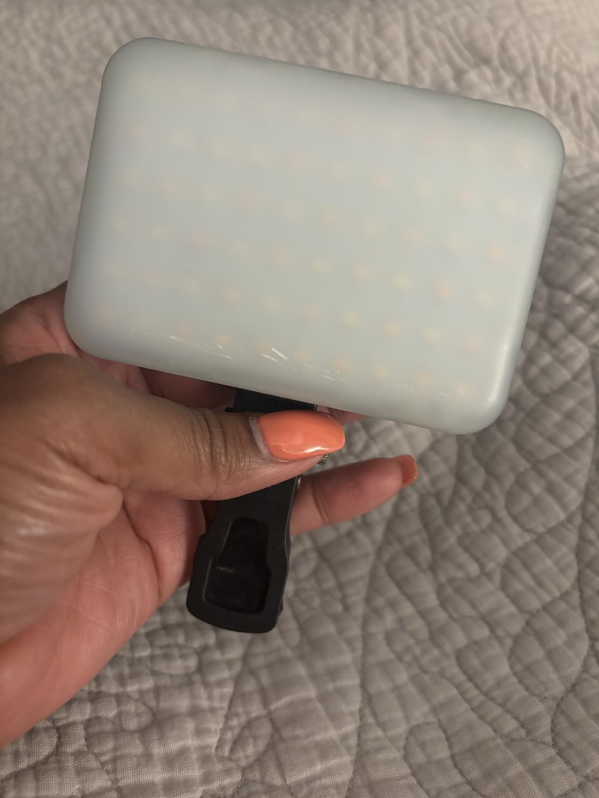 Selfie Light - BANSINE USB-Rechargeable LED Phone Light - Portable Photo Light with 97+ CRI, Up to 6500K Color Temperature for Selfie, Zoom Conference, Video, Makeup and Live Stream customer photo 1