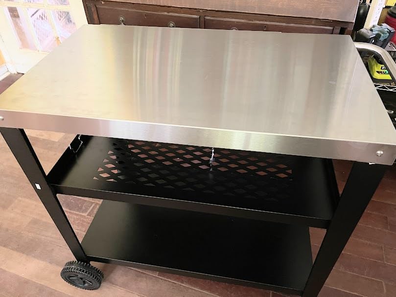 Royal Gourmet PC3404S Movable 3-Shelf Grill Table, Stainless Steel Tabletop customer photo 1
