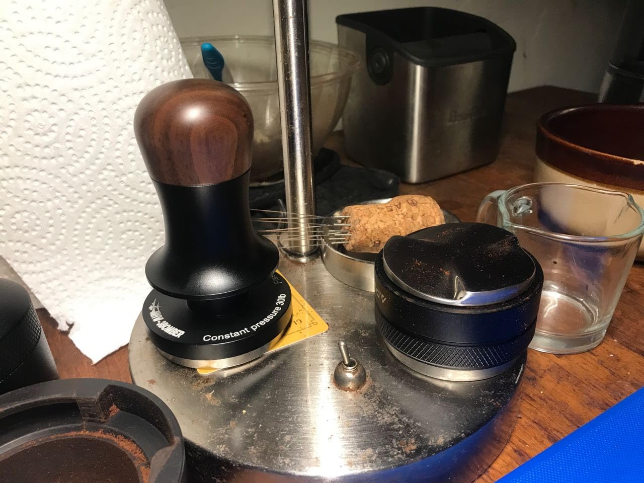 MHW-3BOMBER 58mm Espresso Tamper - 3 Spring Loaded Coffee Tamper with 15lb / 30lbs Replacement Springs - Barista Calibrated Tamper with Sound Feedback - Compatible with 58mm Portafilter T6172T-OS customer photo 1