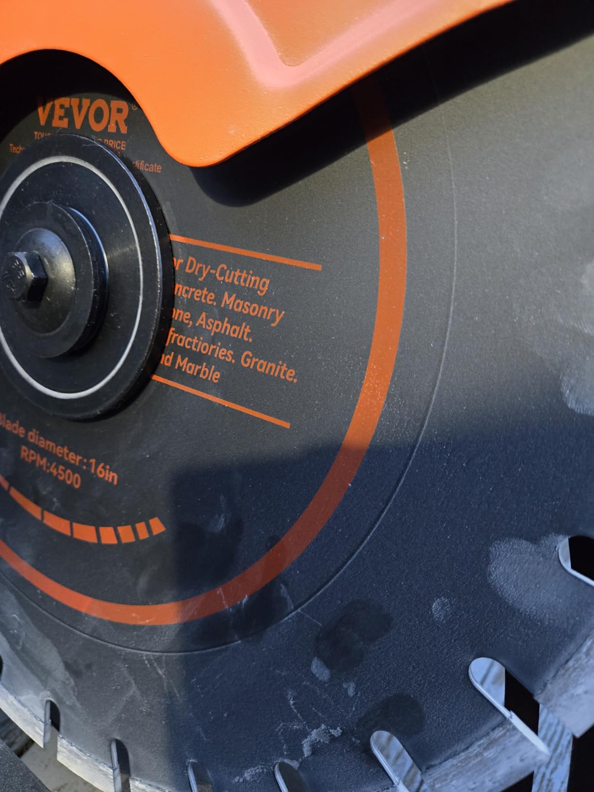 VEVOR Electric Concrete Saw, 16 in, 3200 W Motor Circular Saw Cutter customer photo 2