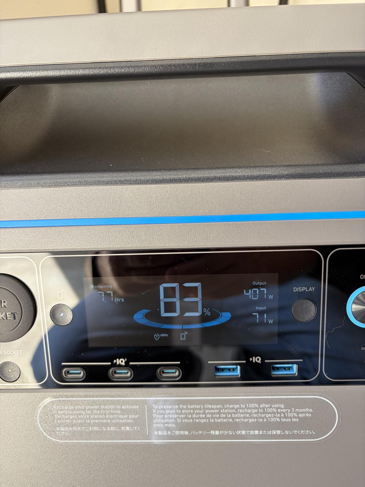 Anker SOLIX F3800 Portable Power Station, 3,840Wh customer photo 1