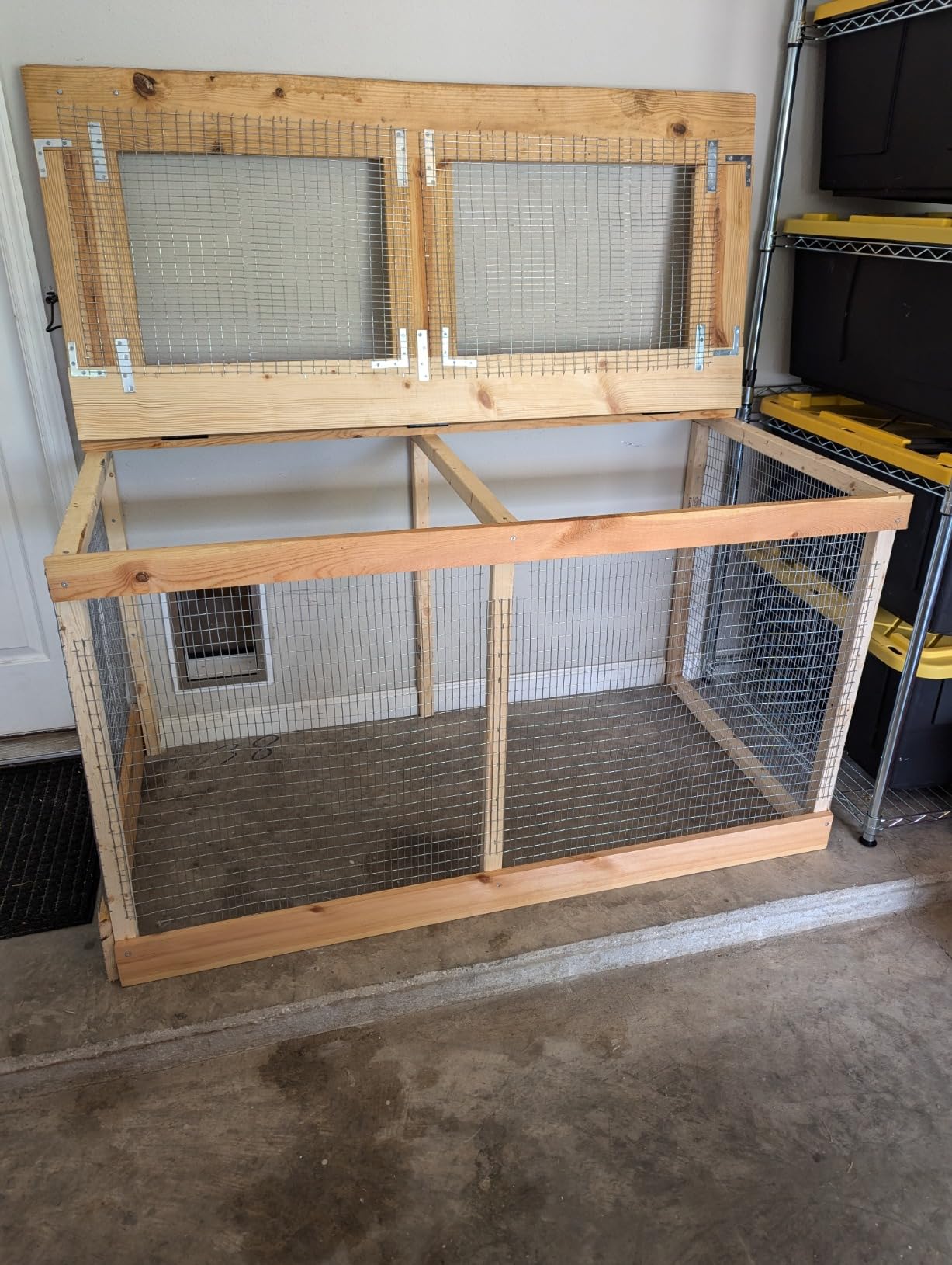 Large Dog Door for Wall, Weatherproof Steel Pet Entry Door customer photo 1
