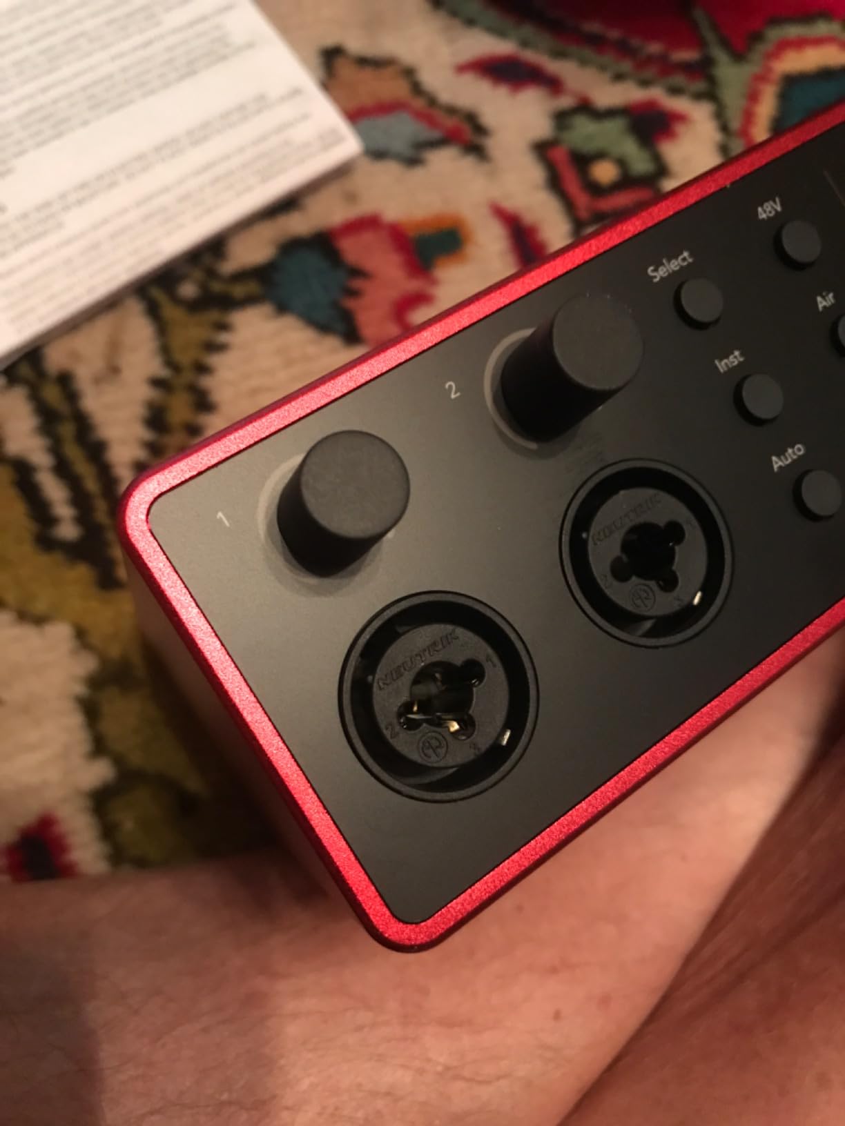 Focusrite Scarlett 4i4 4th Gen USB-C Audio Interface customer photo 1