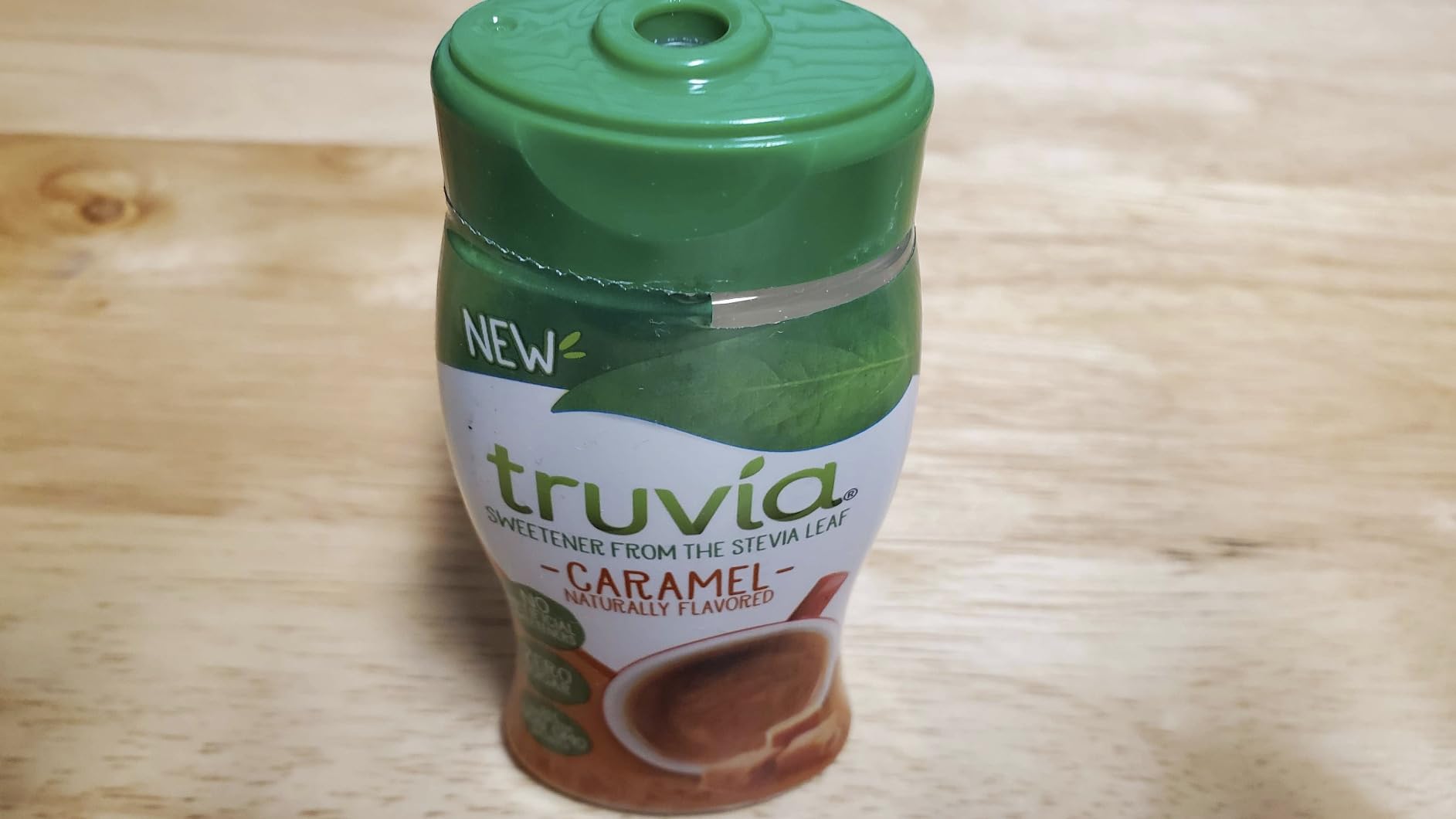 Truvia Liquid Stevia Sweetener, Caramel, 2.7 Fl Oz Bottle | Caramel flavor; water, stevia & natural flavor; 67 servings; 1/4 tsp = 2 tsp sugar; non-GMO, gluten-free, kosher customer photo 1