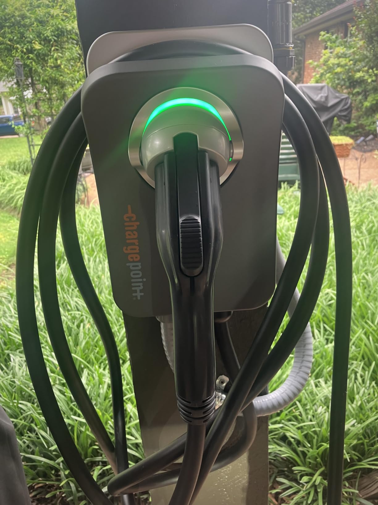 ChargePoint HomeFlex Level 2 EV Fast Charger, J1772, Smart, Hardwired, 50A | For Electric Cars, Adds Up to 37 Mi/Hr, WiFi App Control, 23-Ft Cable, Adjustable 16-50A, Indoor/Outdoor Rated, Energy Star customer photo 1