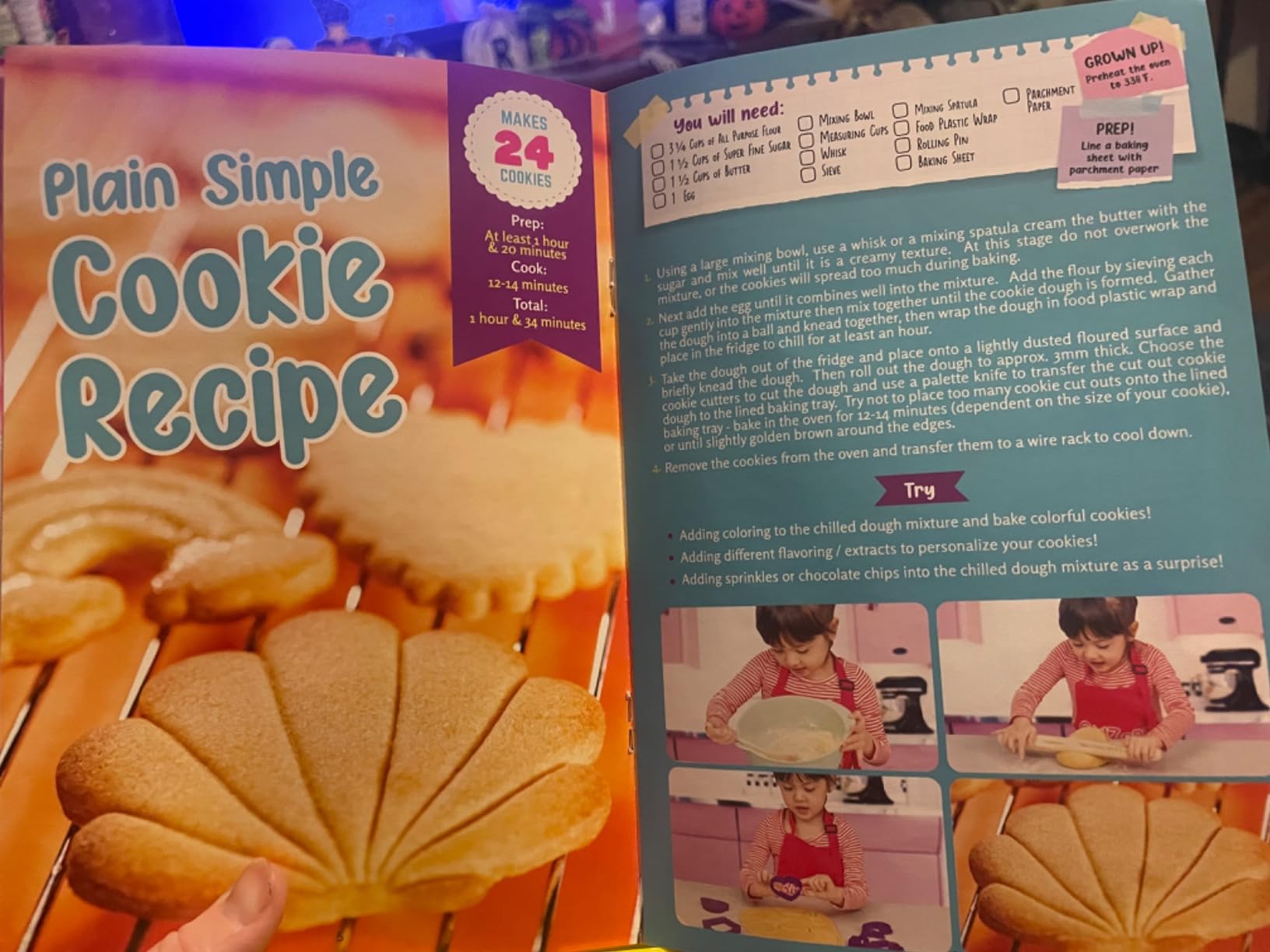 GirlZone Cookie Art Bakery Kit, Decorate Using Sugar Decorating Supplies with Stencils, Brushes and Cutters, Fun Decorating Kit and Gift Idea customer photo 1