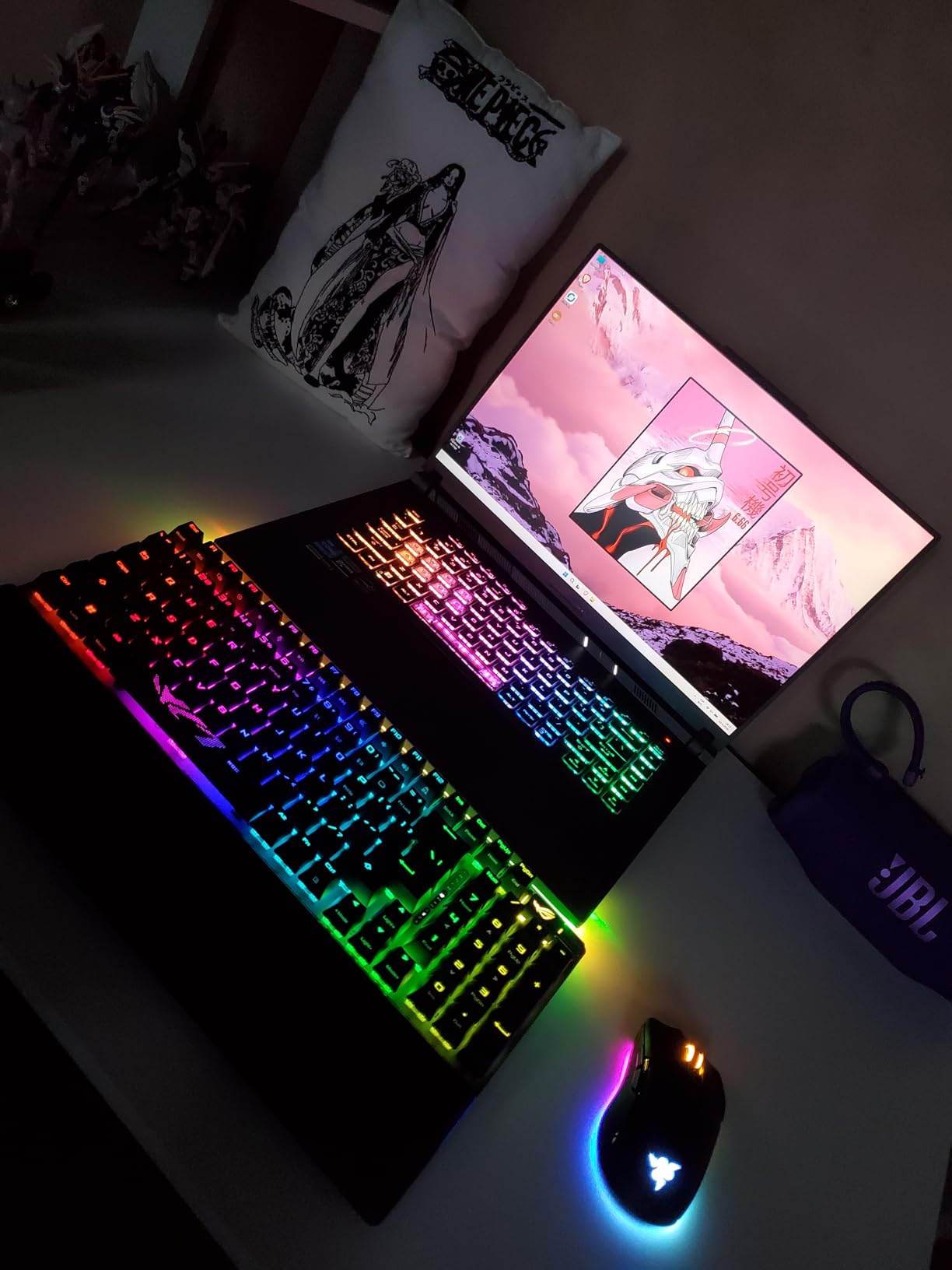 ASUS ROG Strix Scope II 96 Wireless Mechanical Gaming Keyboard - 96% Full-Size, Tri-Mode Connectivity, Hot Swappable Pre-lubed ROG NX Snow Linear Switches, PBT Keycaps, RGB, PC/Mac Support - Black customer photo 2