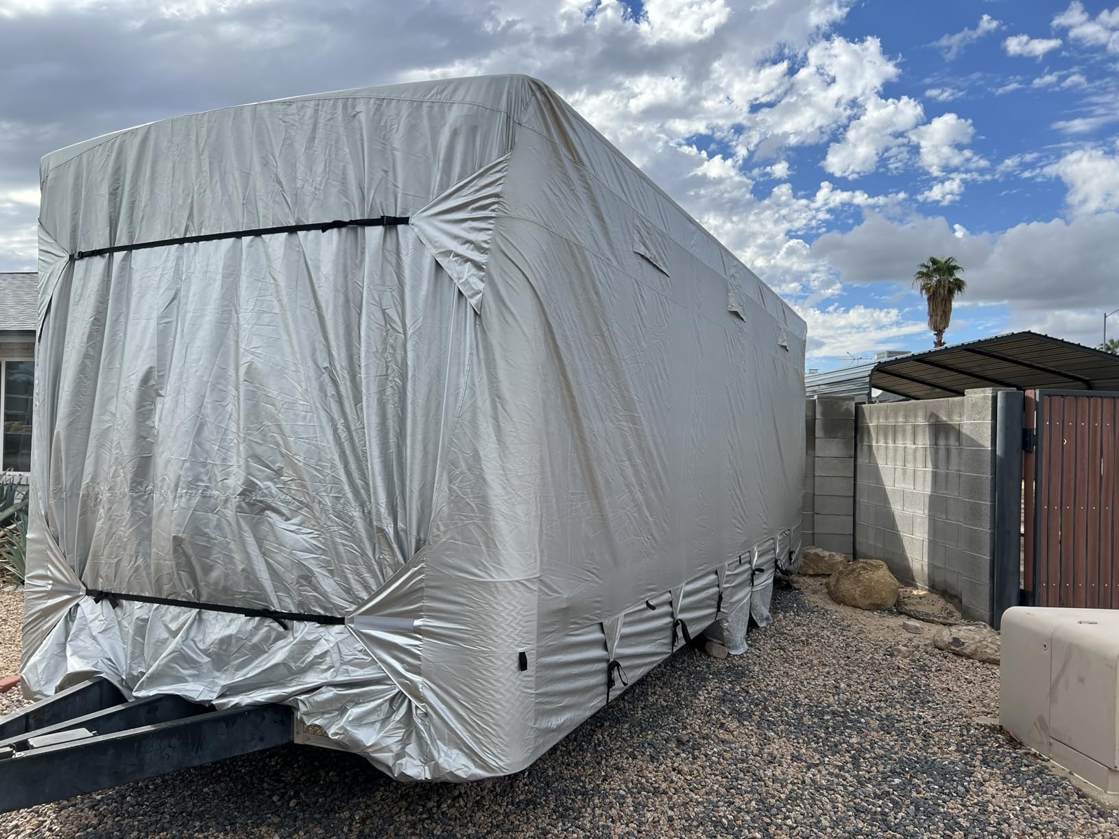 Mofeez Travel Trailer RV Cover 9 Layers for 24'-27' Camper Cover RV Covers customer photo 2