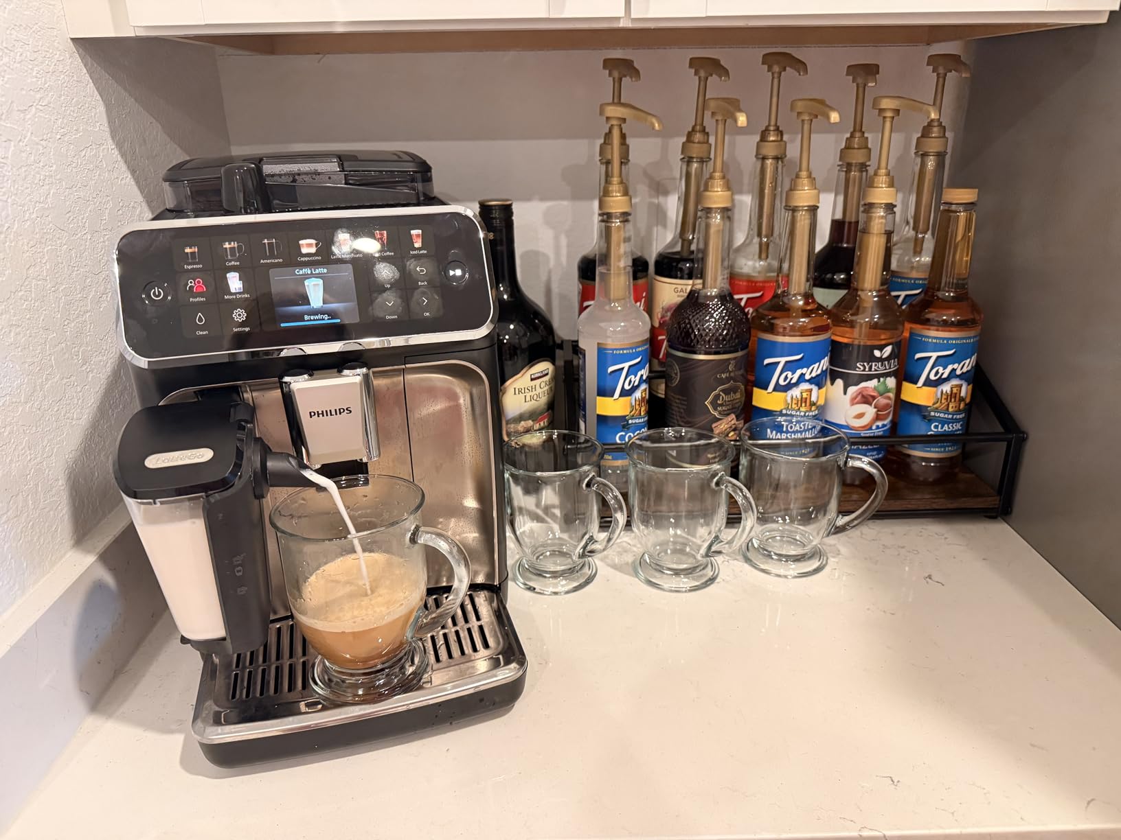 10 Pcs Gold Coffee Syrup Pump Compatible with 25.4Oz/750ml Bottles customer photo 1