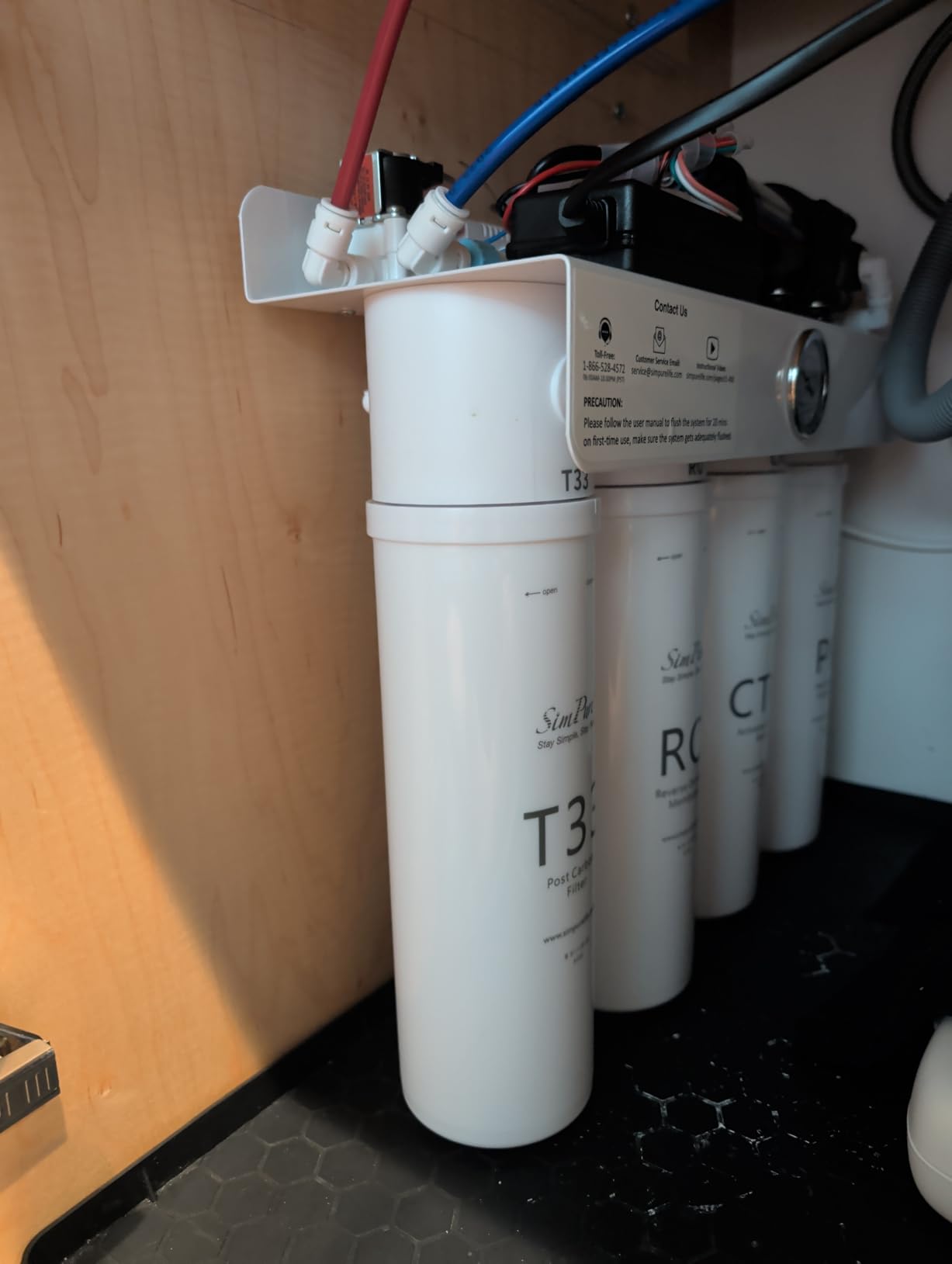 SimPure T1-400ALK Tankless Alkaline Reverse Osmosis Water Filter 400 GPD customer photo 1