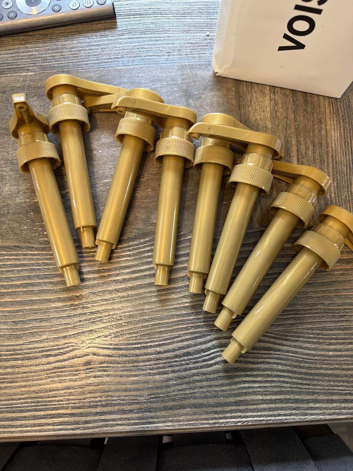 VOISEN Coffee Syrup Pump, 6 Pack Gold Syrup Pump customer photo 2