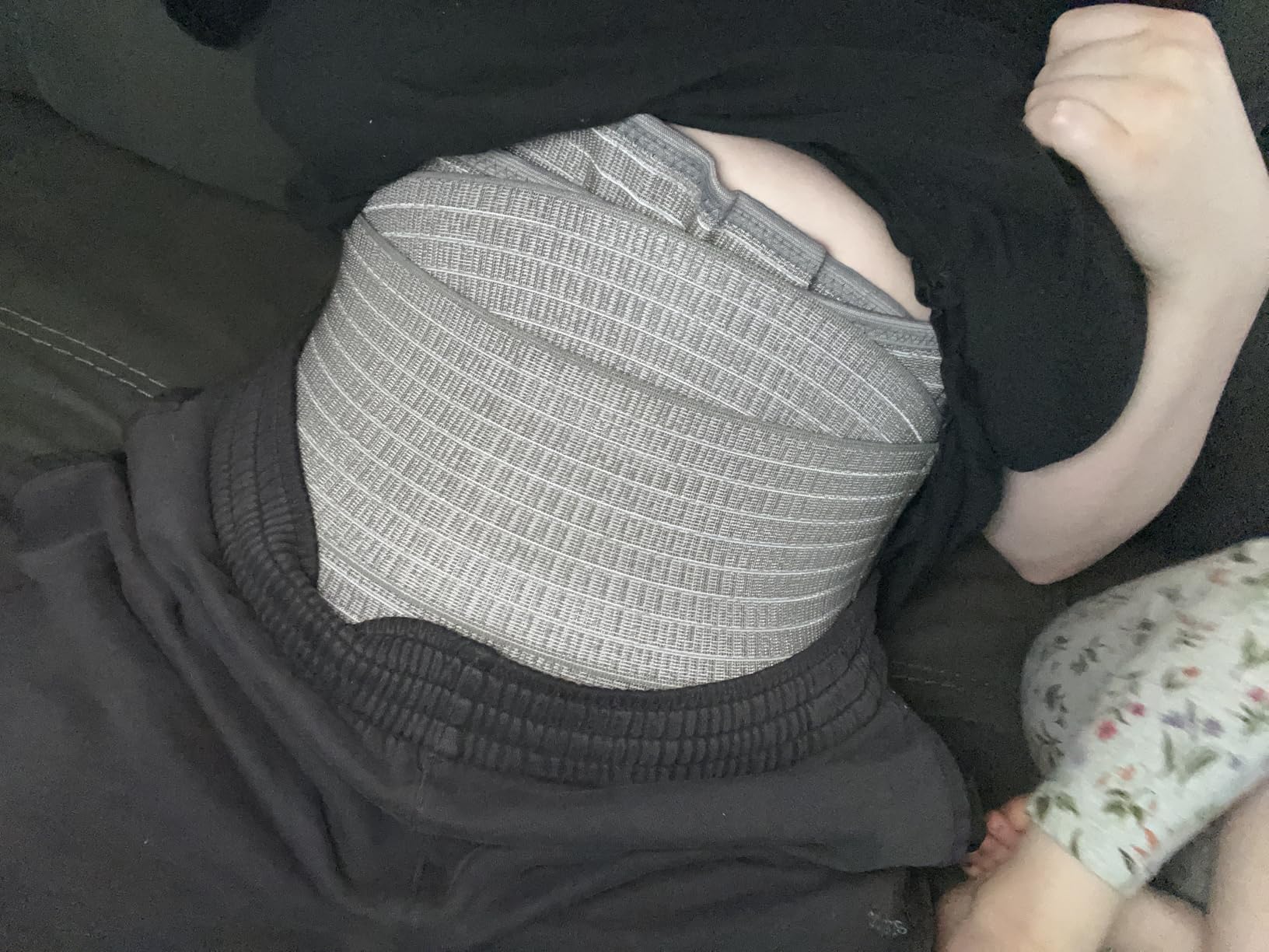 MAMODY Postpartum Belly Wrap Belly Band Abdominal Binder Post Surgery 9.5