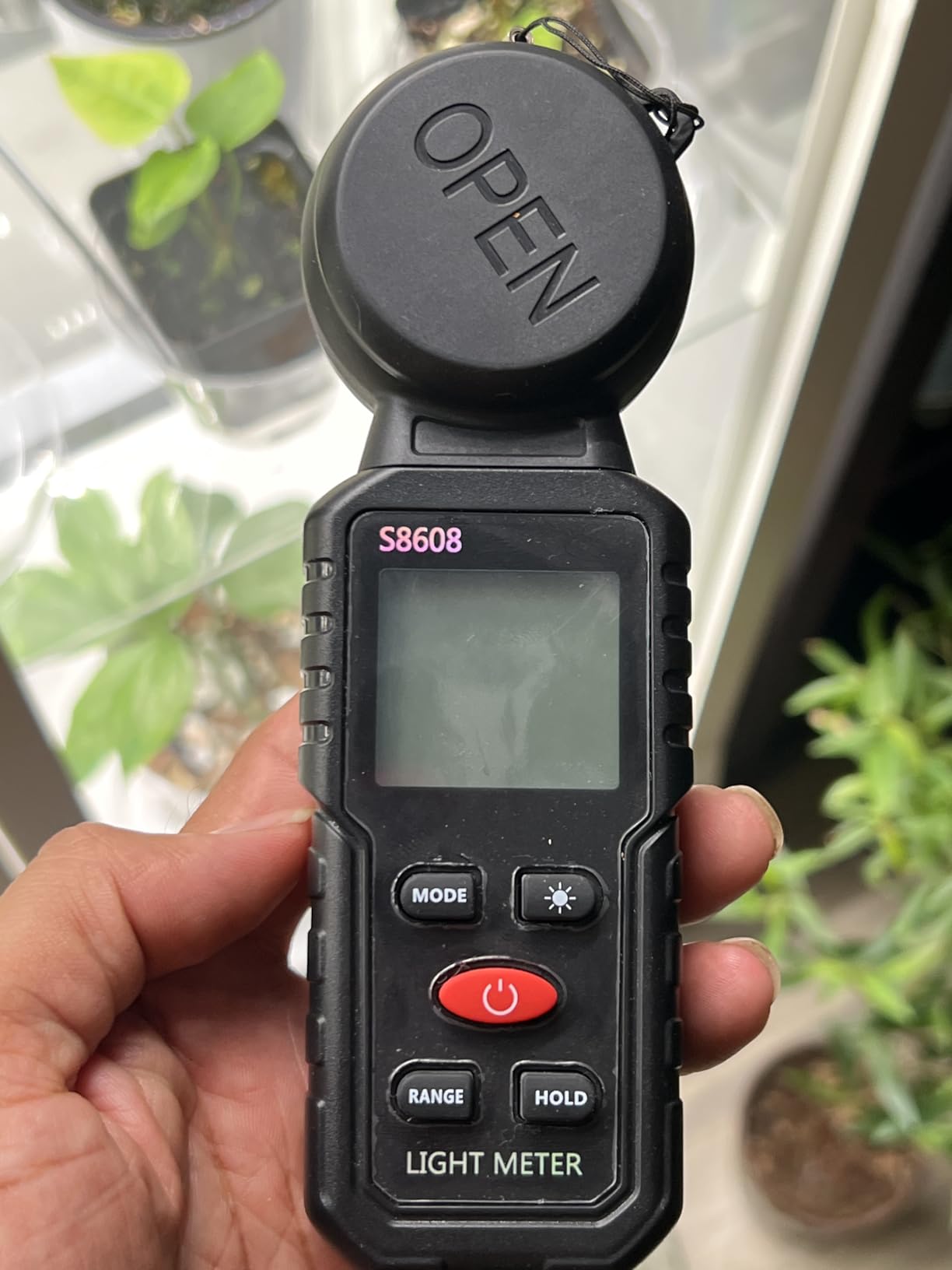Mcbazel Digital Illuminance Light Meter, Photometer Light Intensity Sense Tester with LCD Display,Lux Meter Range up to 200,000 Lux for Grow Plants/Photography/Indoor/Garden customer photo 1