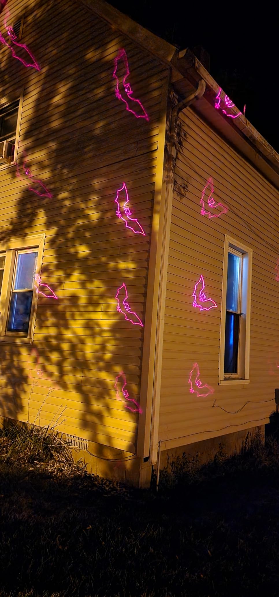 Halloween Projector Lights Outdoor, Waterproof Halloween Laser Projector Lights with Remote, Halloween Spotlight Decorations for Party Yard Garden Outdoor Indoor customer photo 1