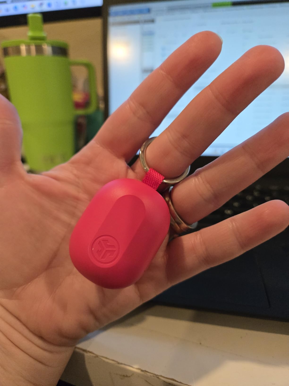 JLab JBuds Mini, True Wireless Earbuds, Bluetooth Multipoint, IP55 Sweat Resistant, Be Aware Audio, Teal customer photo 1