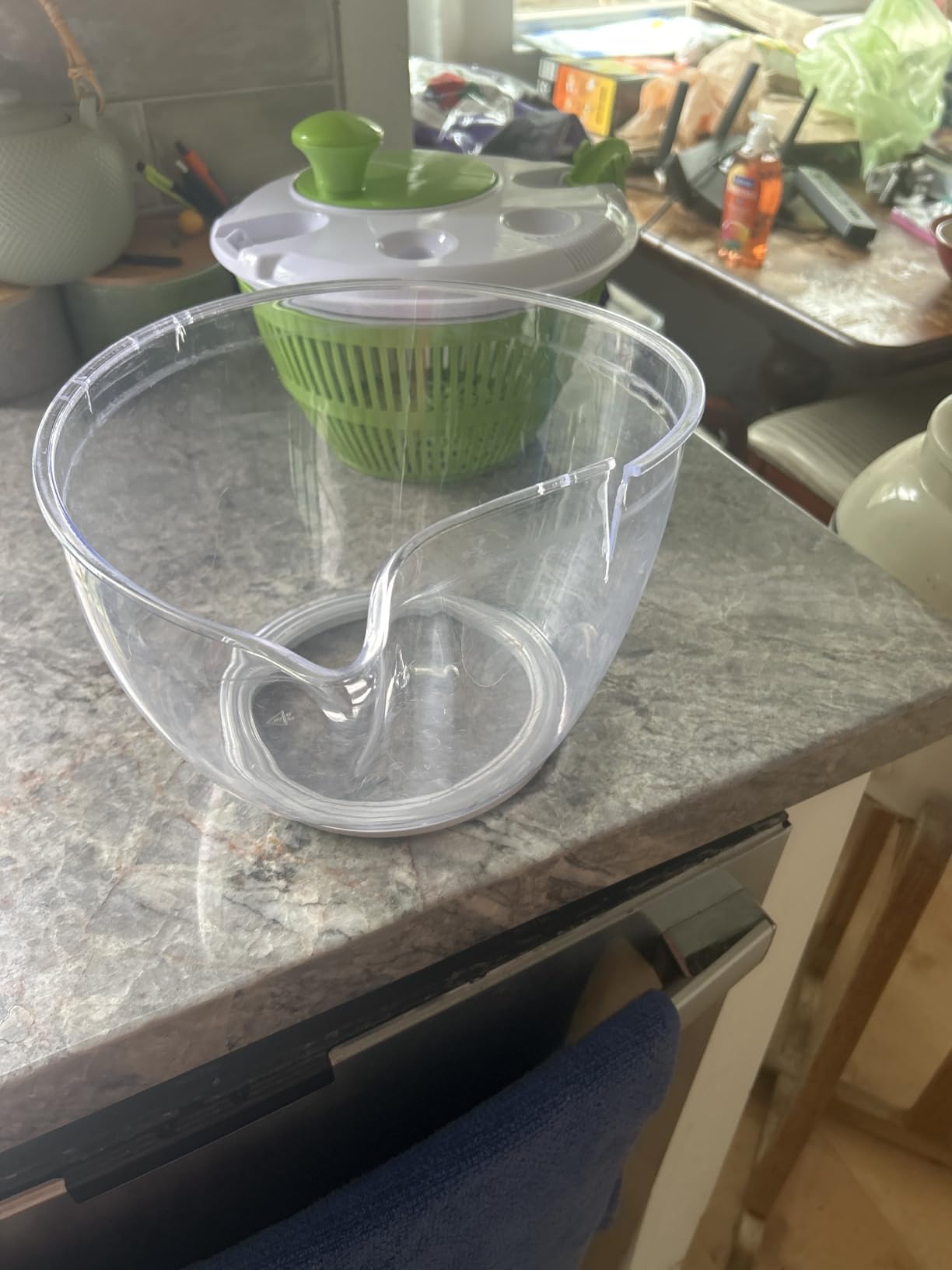 Cuisinart Large Spin Stop, 5qt, CTG-00-SAS1 Salad Spinner, 5 Quart, Green & White customer photo 1
